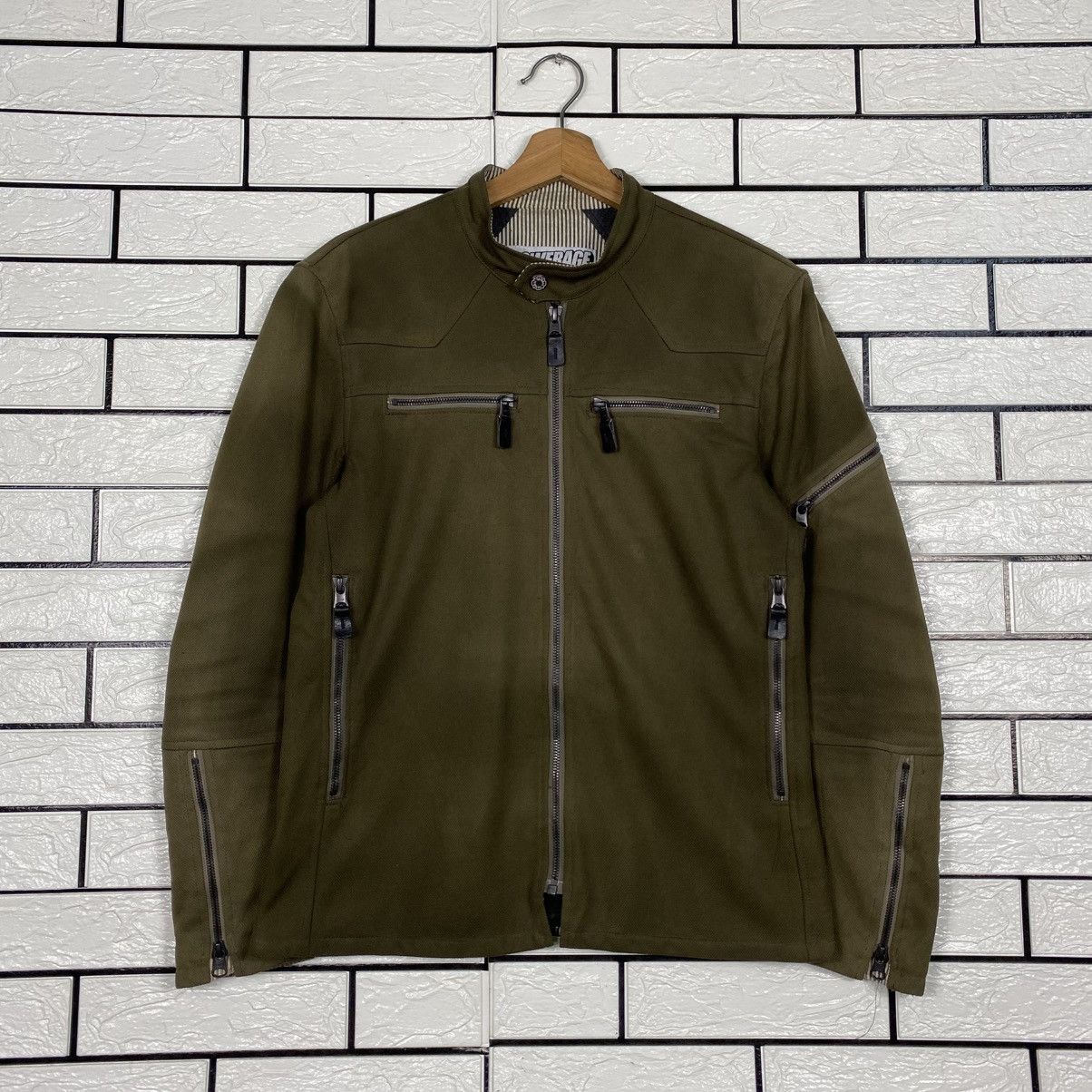 Japanese Brand 📌Powerage Motorcycle Equipment Racing Jacket Biker Size US M / EU 48-50 / 2 - 2 Thumbnail