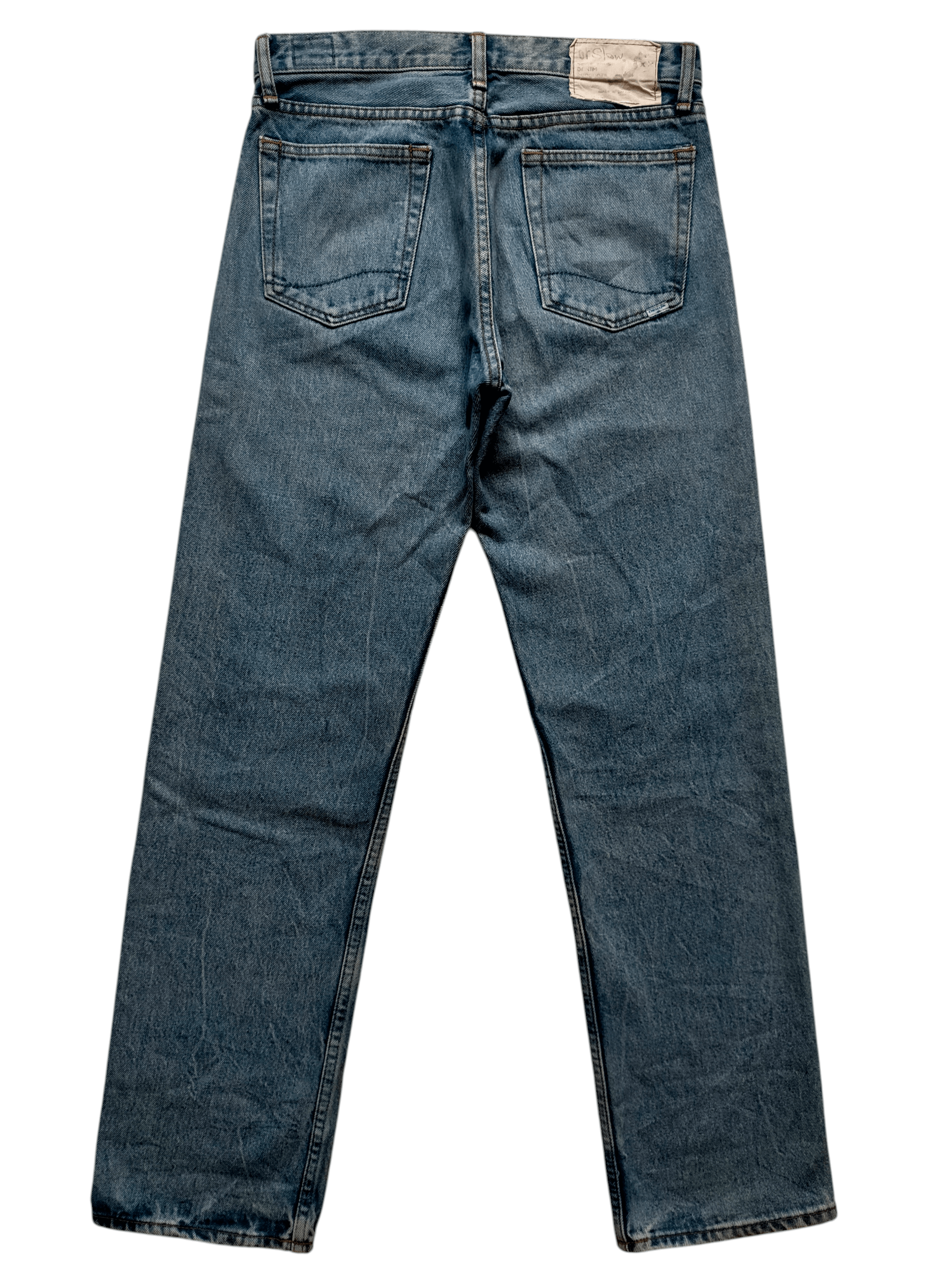 Orslow Orslow Japan Button Fly Blue Jeans Size US 30 / EU 46 - 1 Thumbnail
