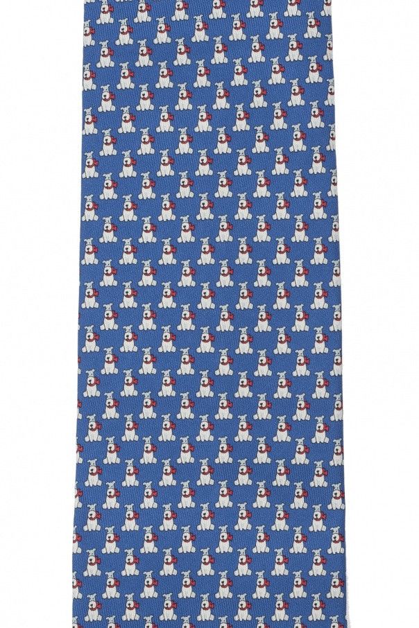 Salvatore Ferragamo o1s1rm1024 Size: OS / Silk Tie in Multicolor Size ONE SIZE - 4 Thumbnail