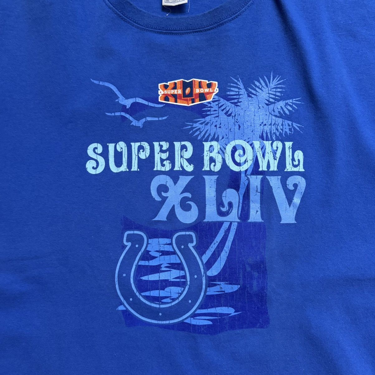 NFL Vintage Y2K Super Bowl XLIV Indianapolis Colts Tee Size US XXL / EU 58 / 5 - 4 Thumbnail