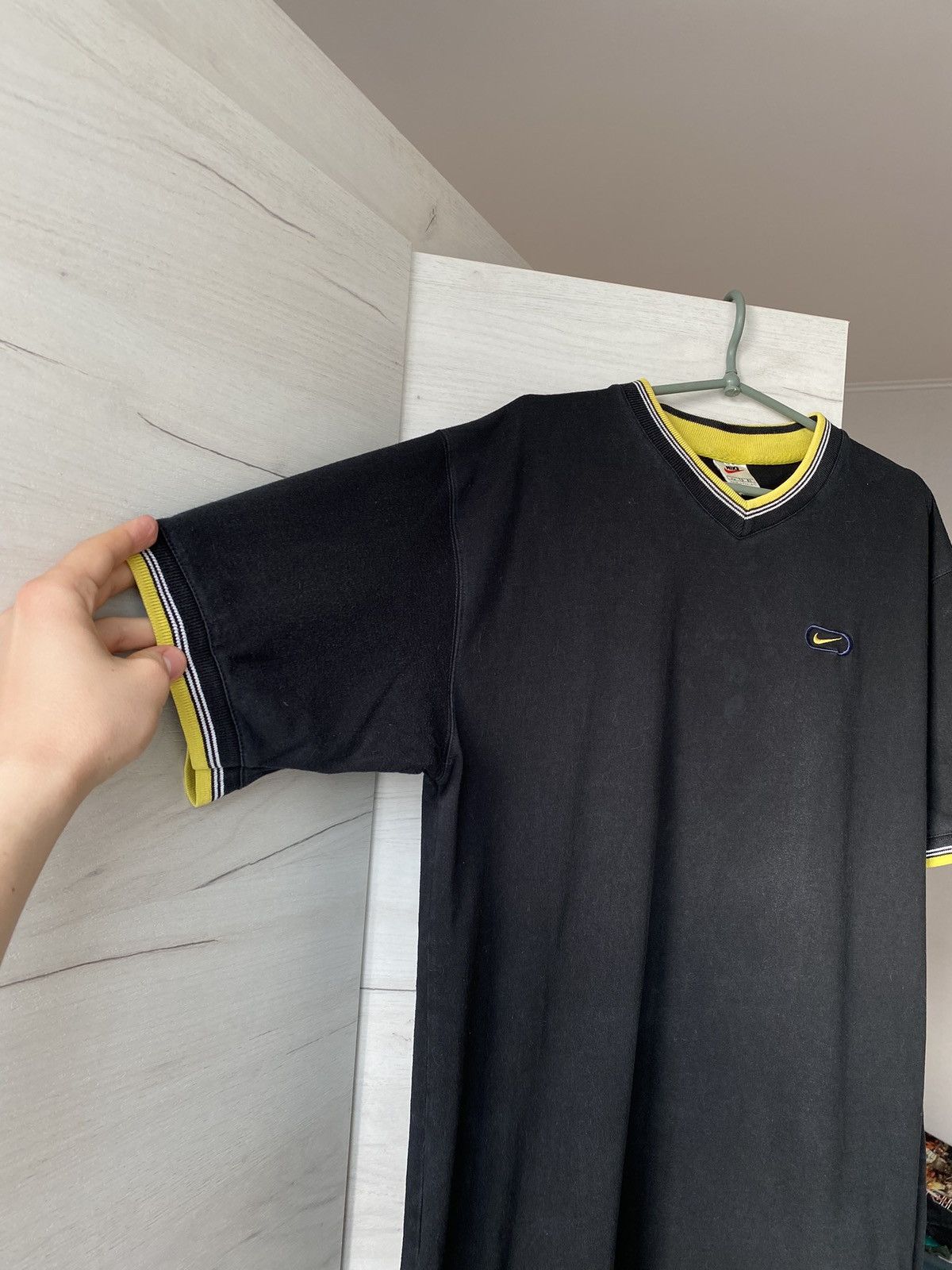 Nike × Vintage Vintage rare nike 90s embroidered logo t-shirt Size US XL / EU 56 / 4 - 3 Thumbnail