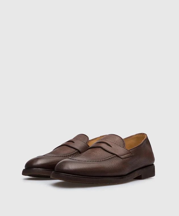 image of Brunello Cucinelli O1W1Db10524 Shoes In Brown, Men's (Size 11)