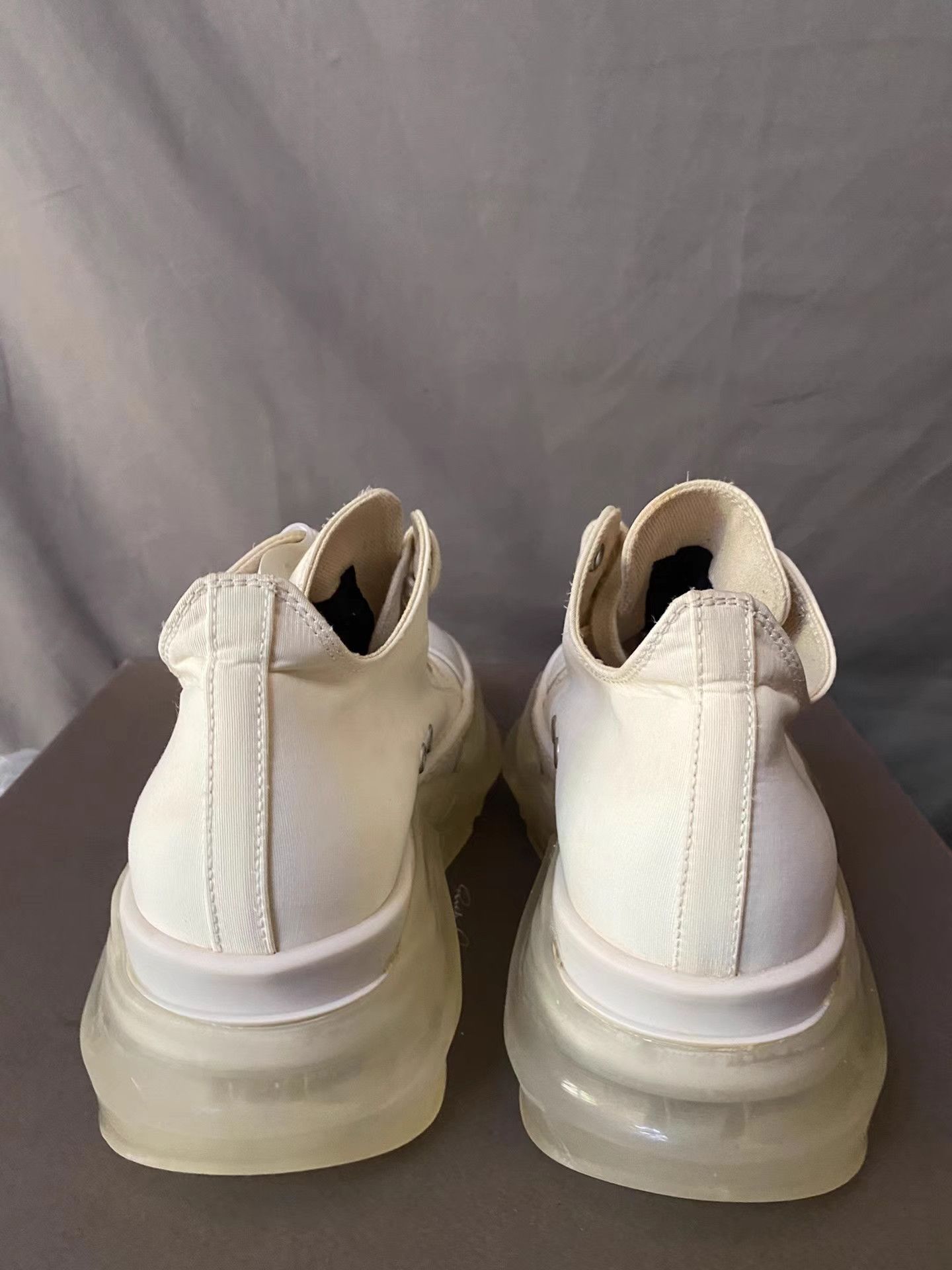 Rick Owens Rick Owens White Transparent Tank Sole Jumbo Lace Size US 8 / IT 38 - 3 Thumbnail