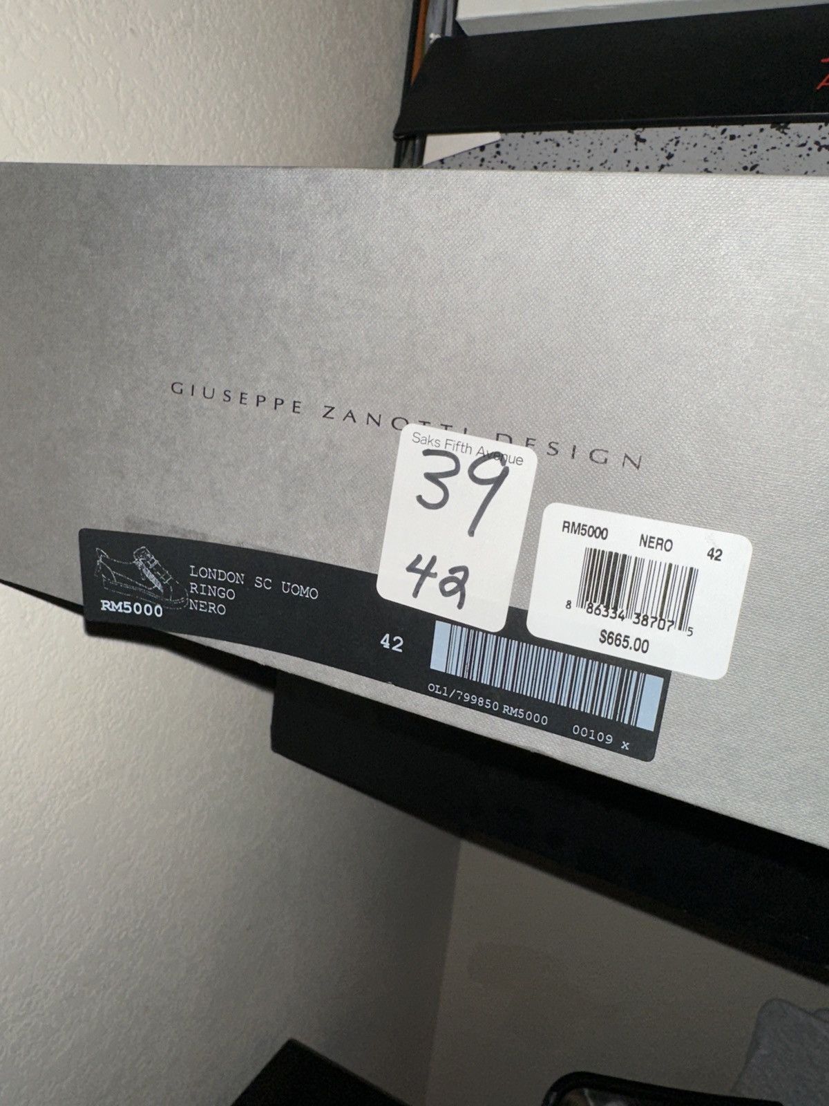Giuseppe Zanotti FRANKIE sneakers Size US 8.5 / EU 41-42 - 1 Thumbnail