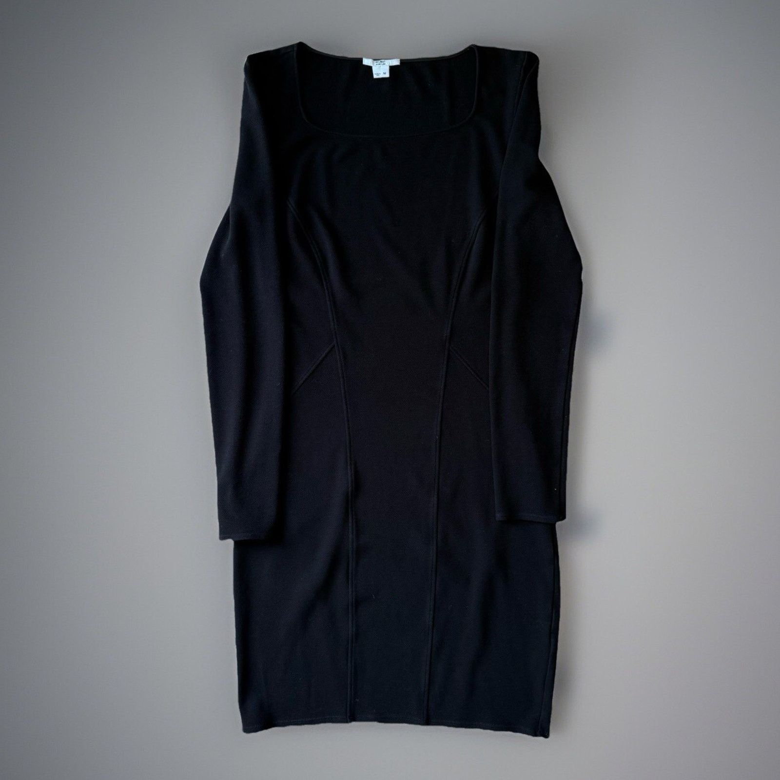Helmut Lang Helmut Lang Gala Piped Cutout Knit Dress Women's M Black Size M / US 6-8 / IT 42-44 - 1 Thumbnail