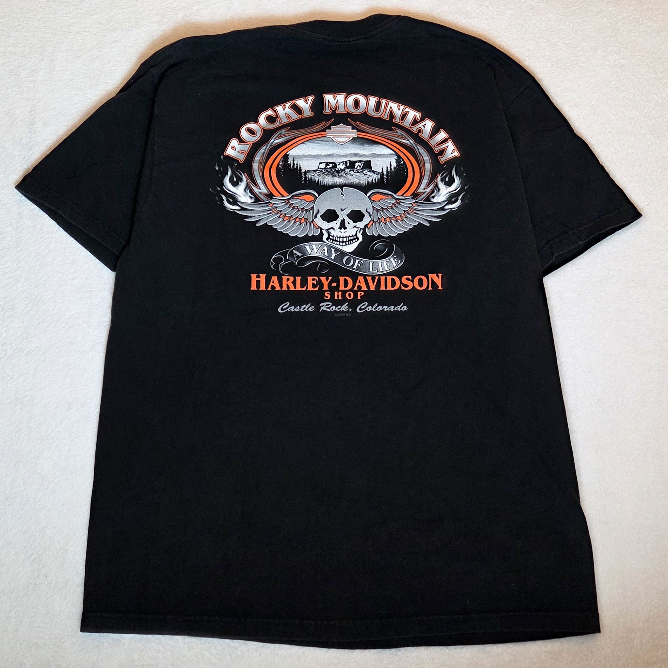 Harley Davidson 2000's Harley Davidson Tee Size US XL / EU 56 / 4 - 4 Thumbnail