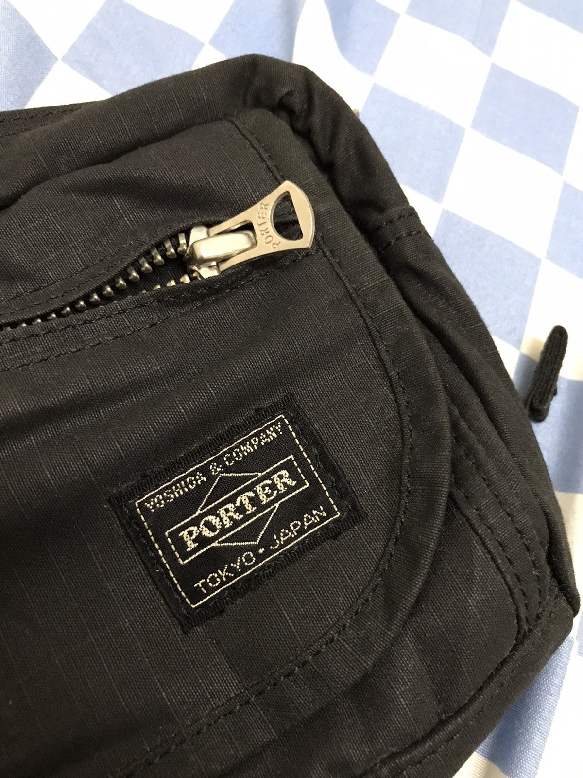 Japanese Brand × Porter Porter Japan Black Mini Sling Pouch Bag Size ONE SIZE - 10 Thumbnail