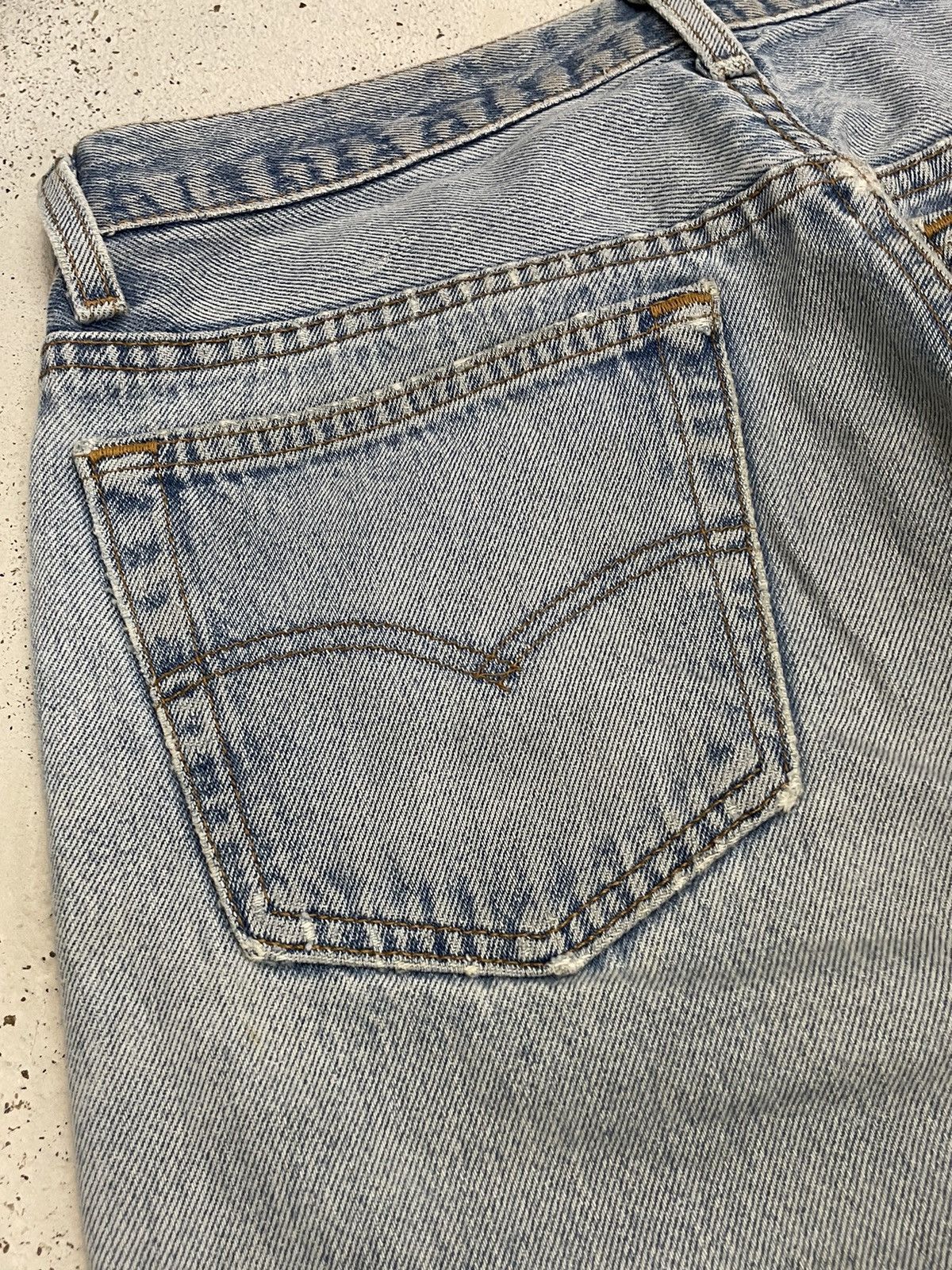 Levi's Vintage USA Levis 501 Distressed Rusty Cut Denim Size US 31 - 16 Thumbnail