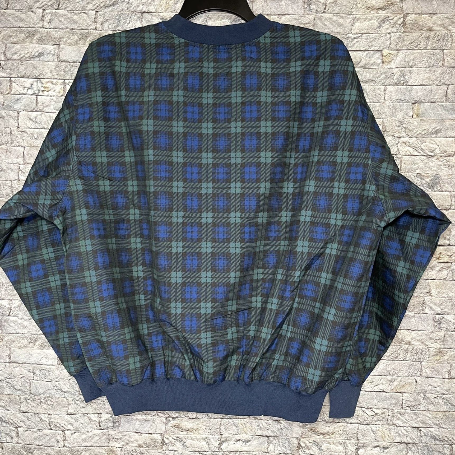 Vintage VINTAGE Sportsmaster Jacket Pullover V-Neck Plaid Lightweight Nylon All Seasons Size US M / EU 48-50 / 2 - 8 Thumbnail