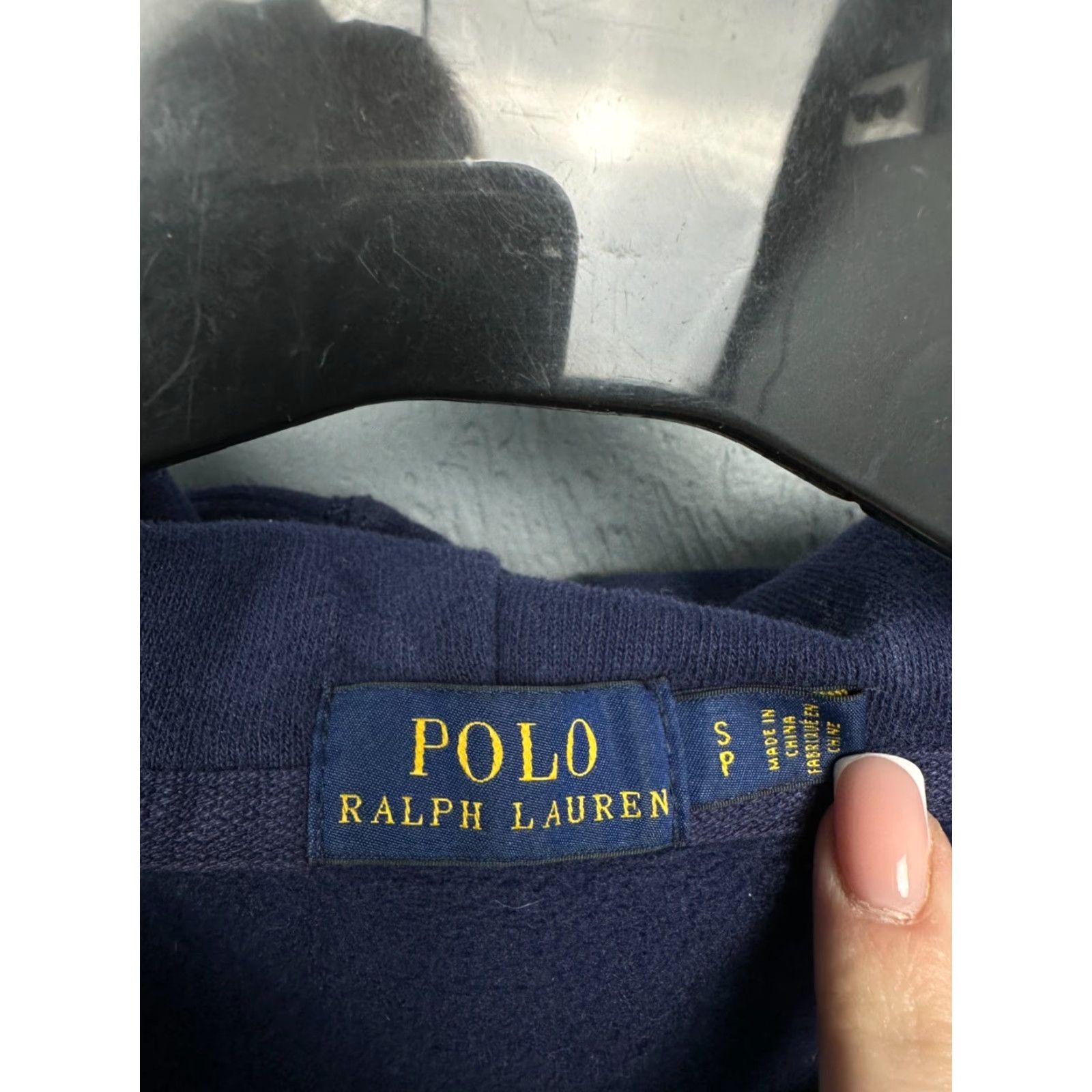 Polo Ralph Lauren Polo Ralph Lauren Womens Zip Hoodie S Polo Ralph Lauren Hoodie Womens S Blue Logo Full Zip Hooded Size S / US 4 / IT 40 - 3 Thumbnail