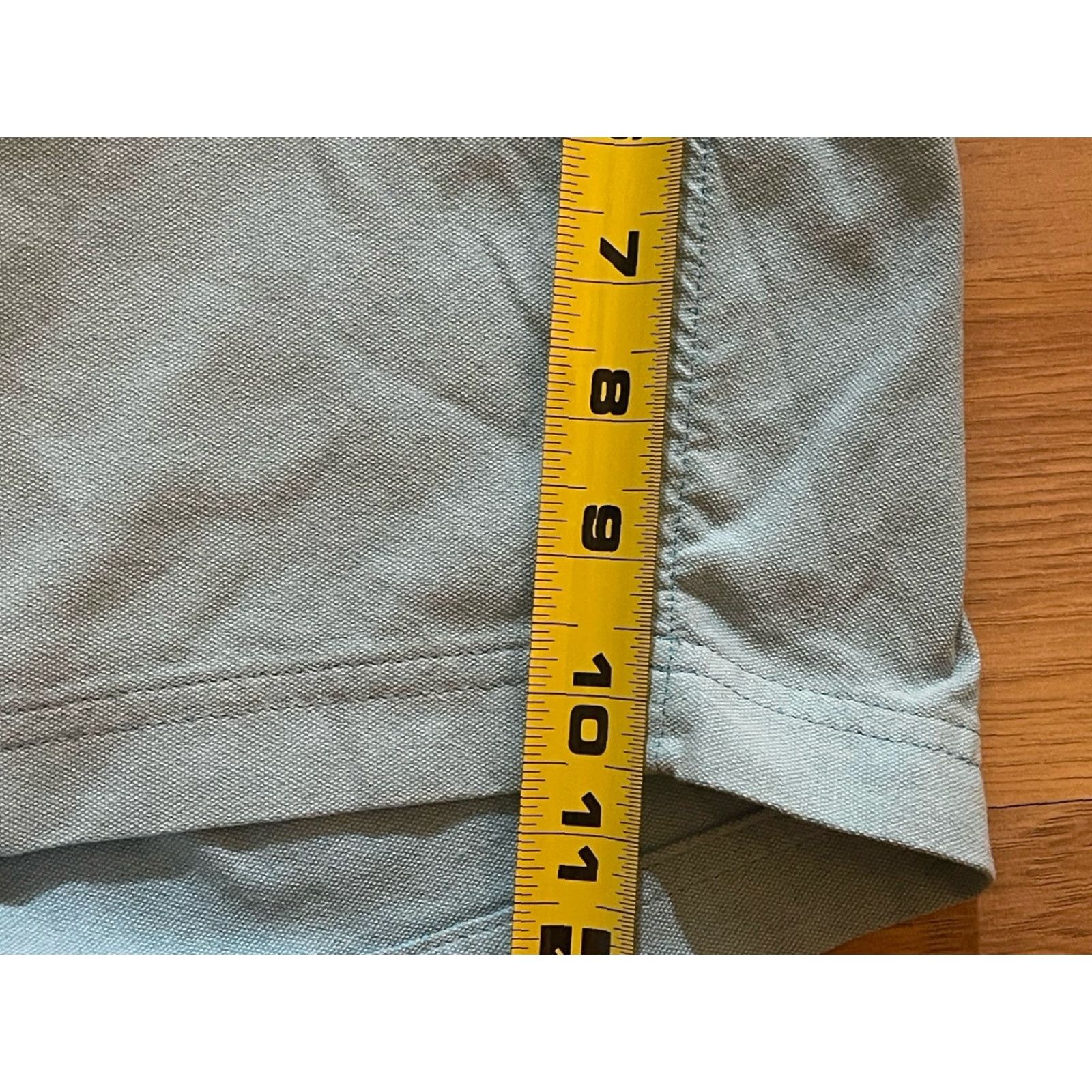 Lululemon Lululemon Athletica Shorts Men 38 Light Blue 10.5" Inseam Stretch LM7406S Button Closure Flat Front Solid Microfiber Chino 90s Outdoor Preppy Size US 38 / EU 54 - 4 Thumbnail