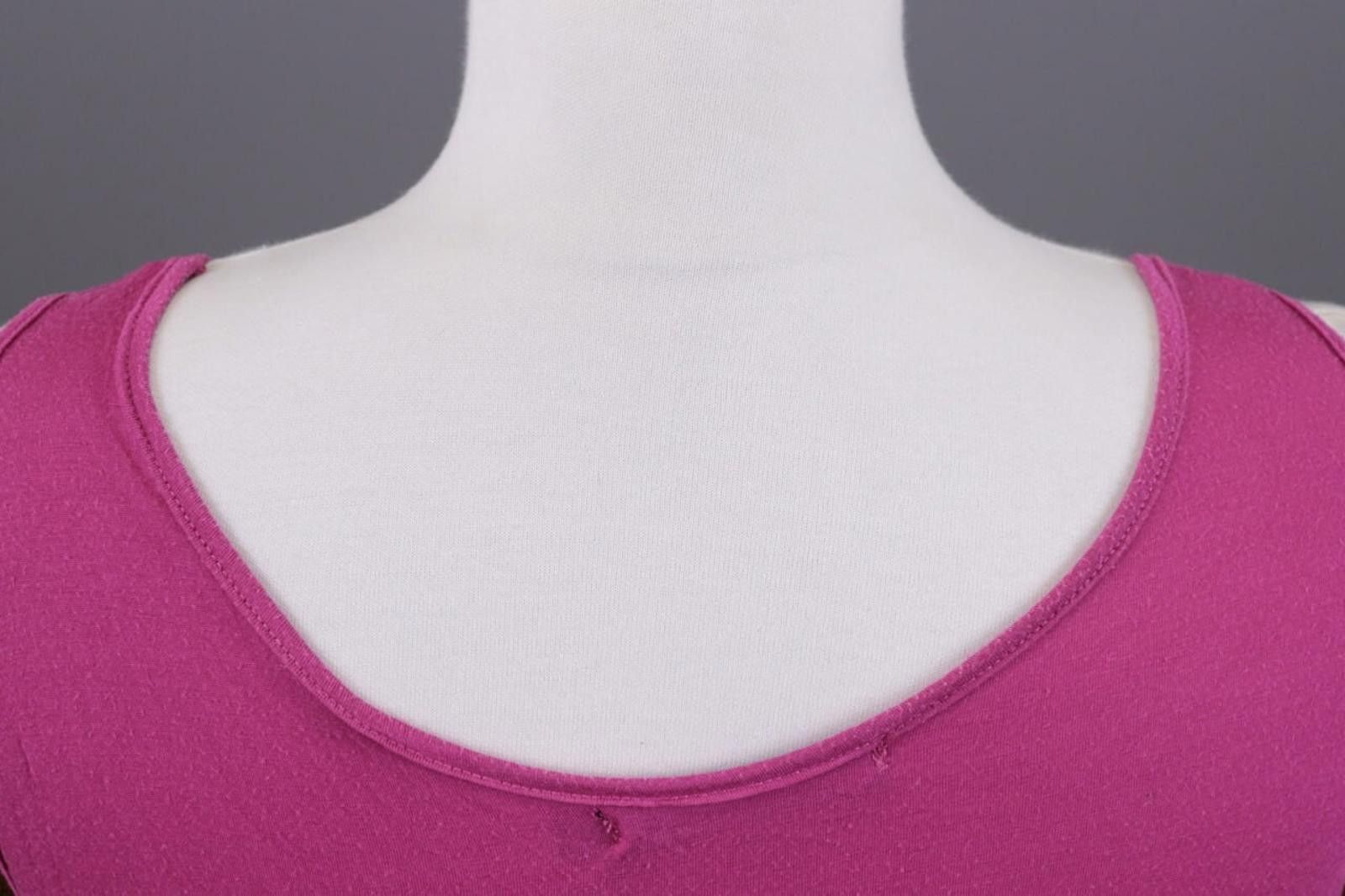 Designer Gudrun Sjödén Pink Scoop Regular Fit Stretch Tank Dress Sz M Size M / US 6-8 / IT 42-44 - 9 Thumbnail
