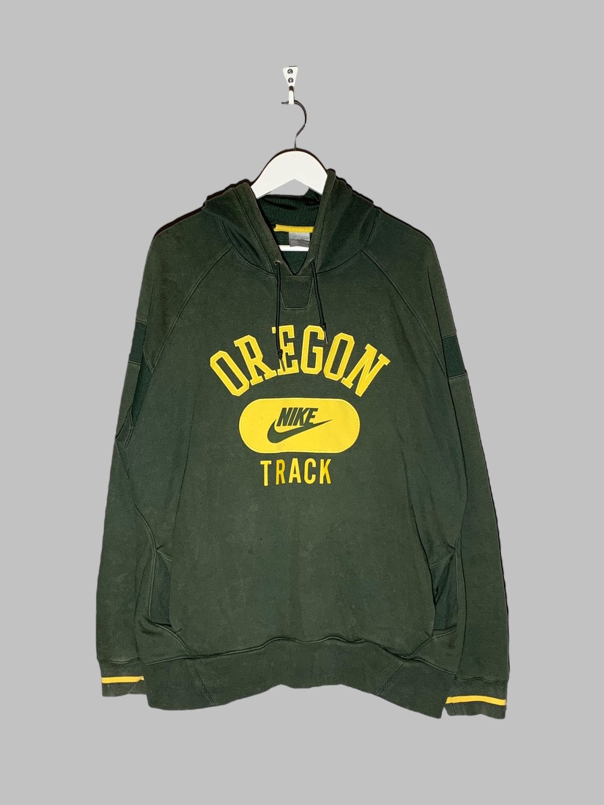 Nike × Vintage Vintage Nike Oregon Hoodie Big Logo Swoosh Size US XL / EU 56 / 4 - 1 Thumbnail