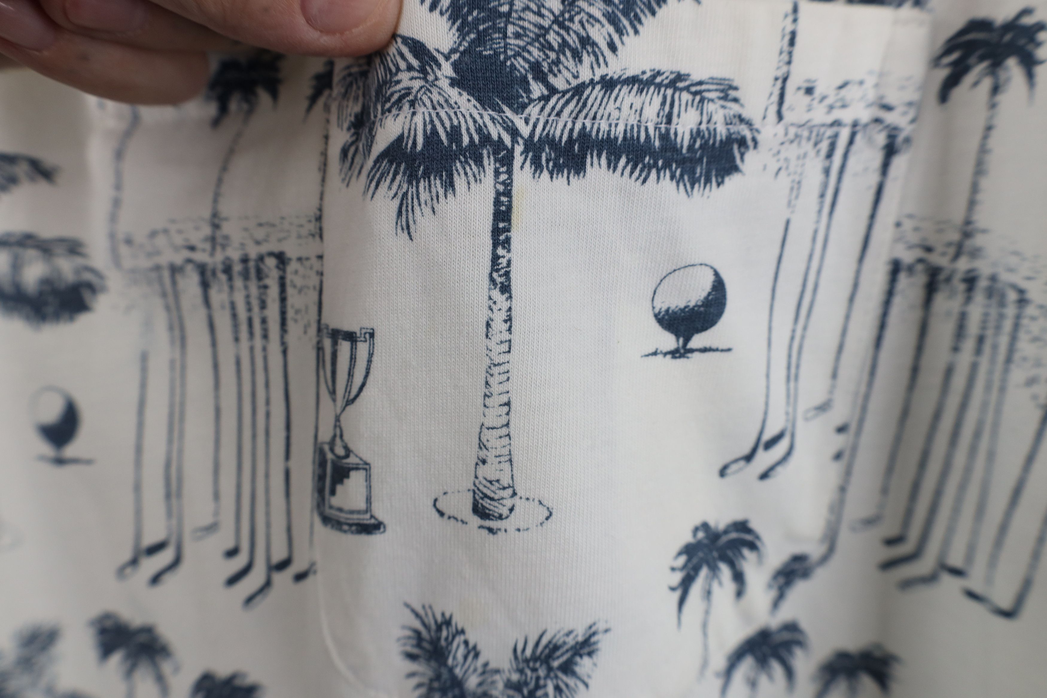 Vintage Vintage 90s Streetwear All Over Print Golf Polo Shirt Size US XXL / EU 58 / 5 - 5 Thumbnail