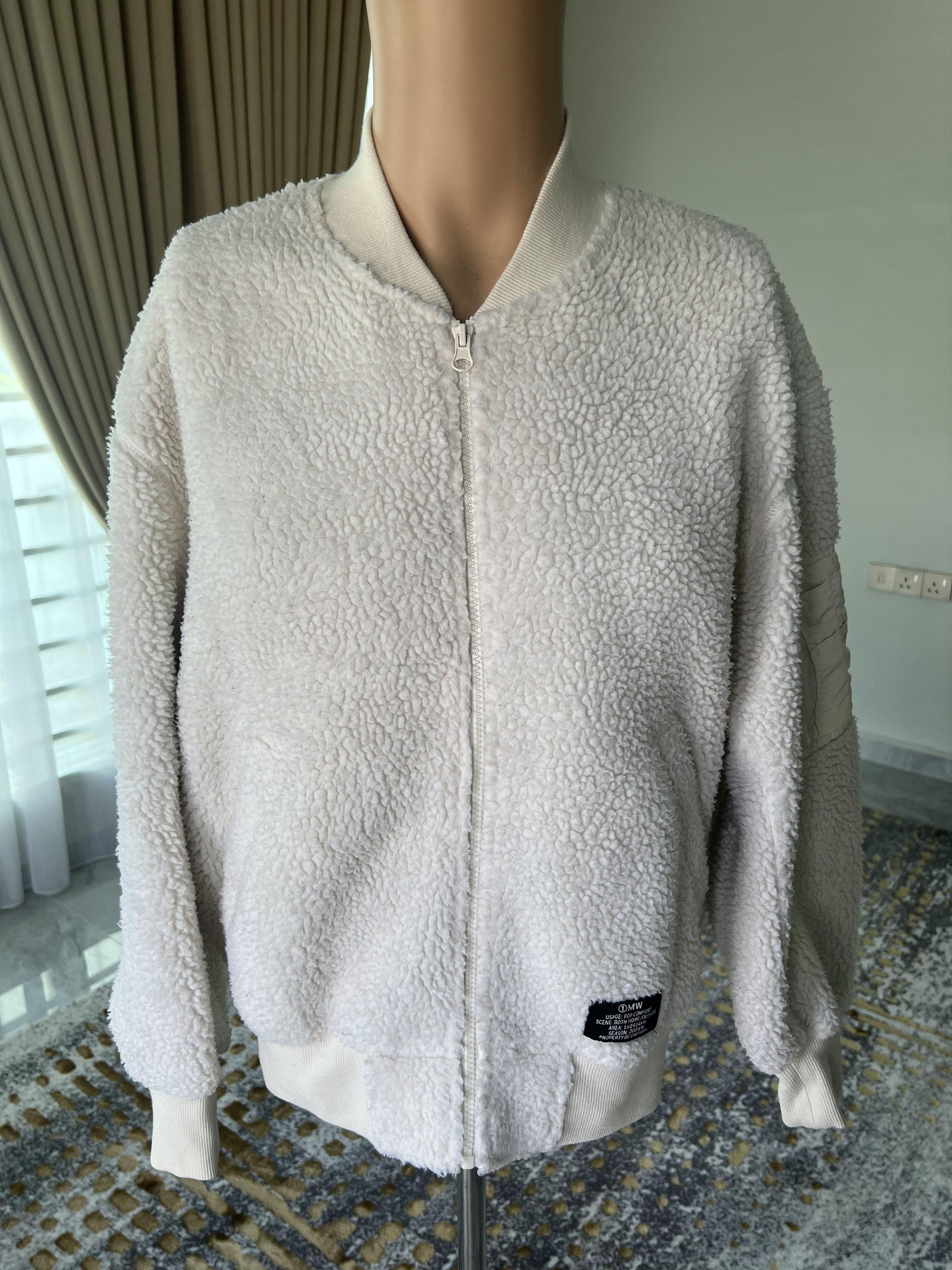1MW Soph Gu 2021FW Fleece Bomber jacket