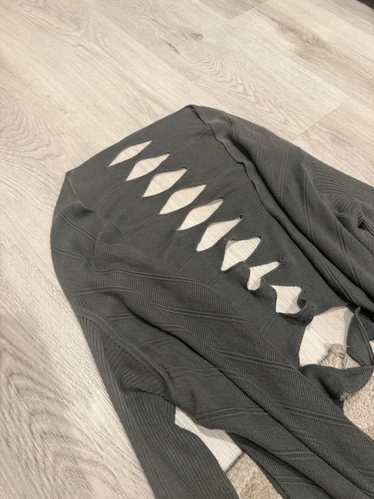Rick Owens s/s 2010 release slit cardigan!! Size US S / EU 44-46 / 1 - 2 Thumbnail
