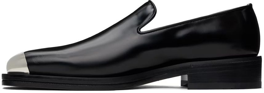 Salvatore Ferragamo o1s1rm0924 Metal Tip Loafers in Black Size US 6 / EU 39 - 3 Thumbnail