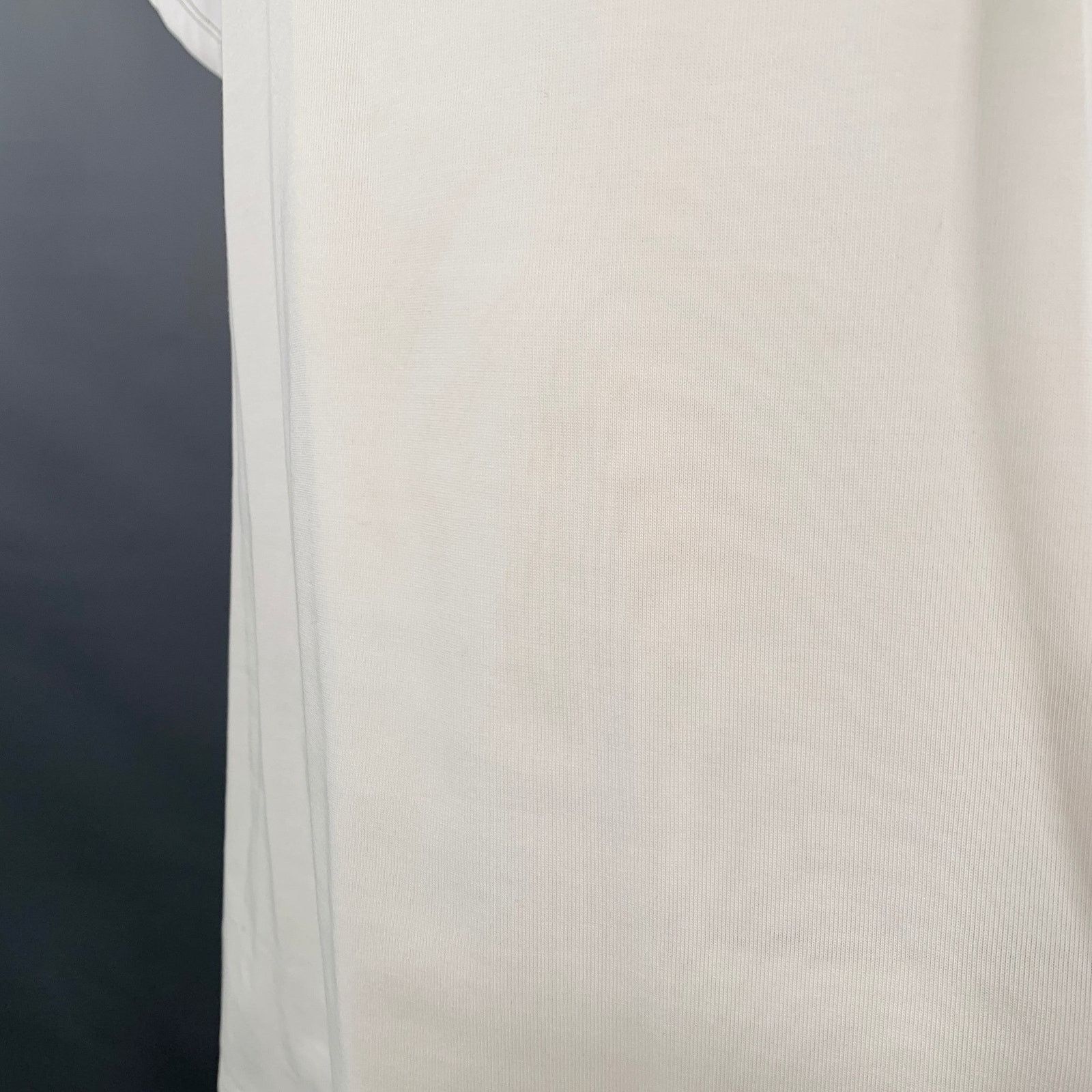 John Varvatos JOHN VARVATOS White Contrast Stitch Cotton Blend T-shirt Size US XXL / EU 58 / 5 - 7 Thumbnail