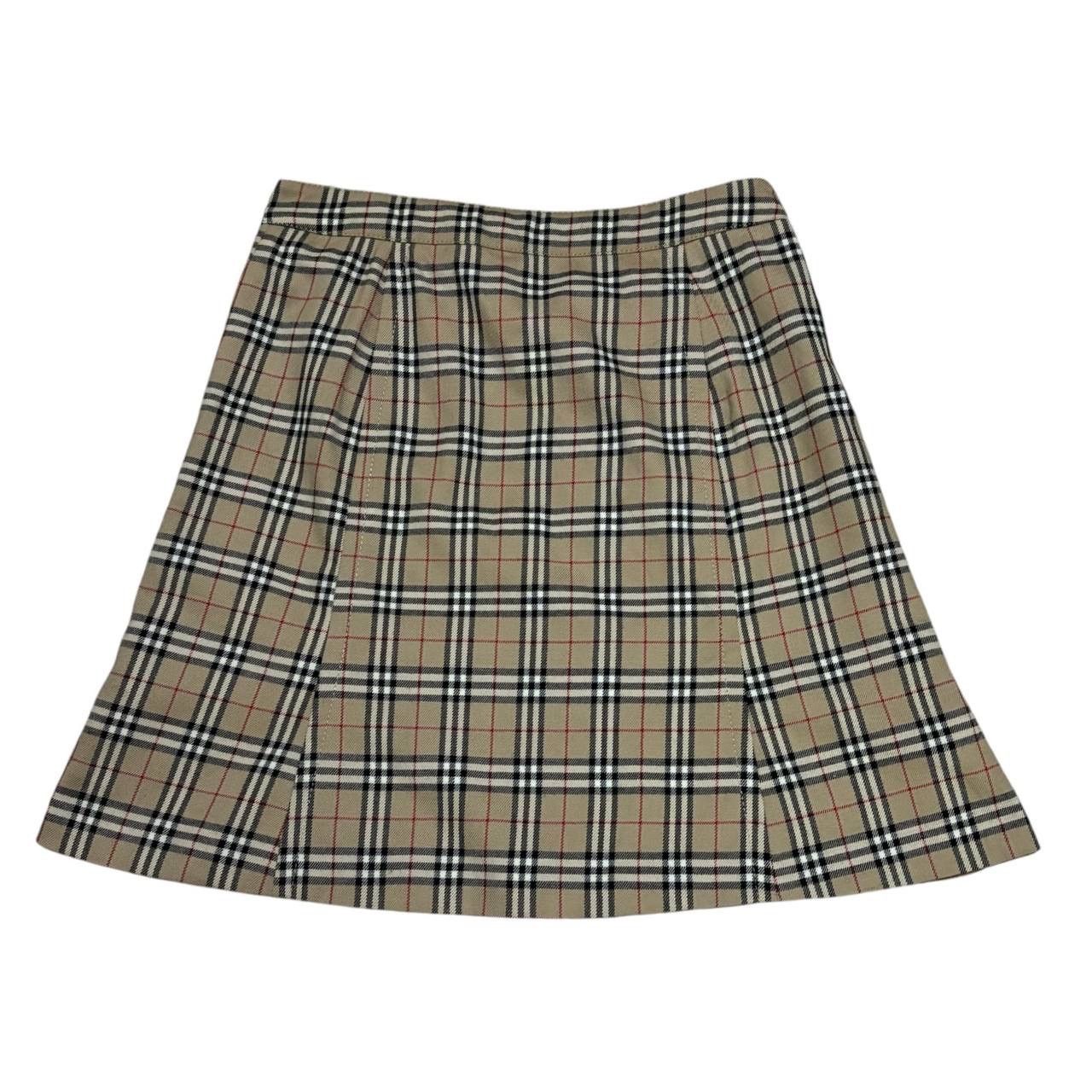 Burberry Burberry Blue Label Nova Check Mini Skirt | Wool Blend | 36 Size 27" / US 4 / IT 40 - 2 Thumbnail