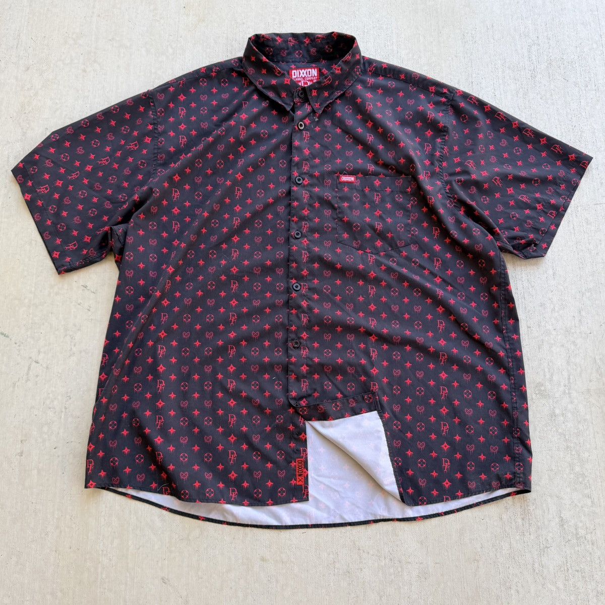Dixxon Dixxon The Bougie Shirt Short Sleeve Size 4XL Mongram AOP Size US XXL / EU 58 / 5 - 1 Thumbnail