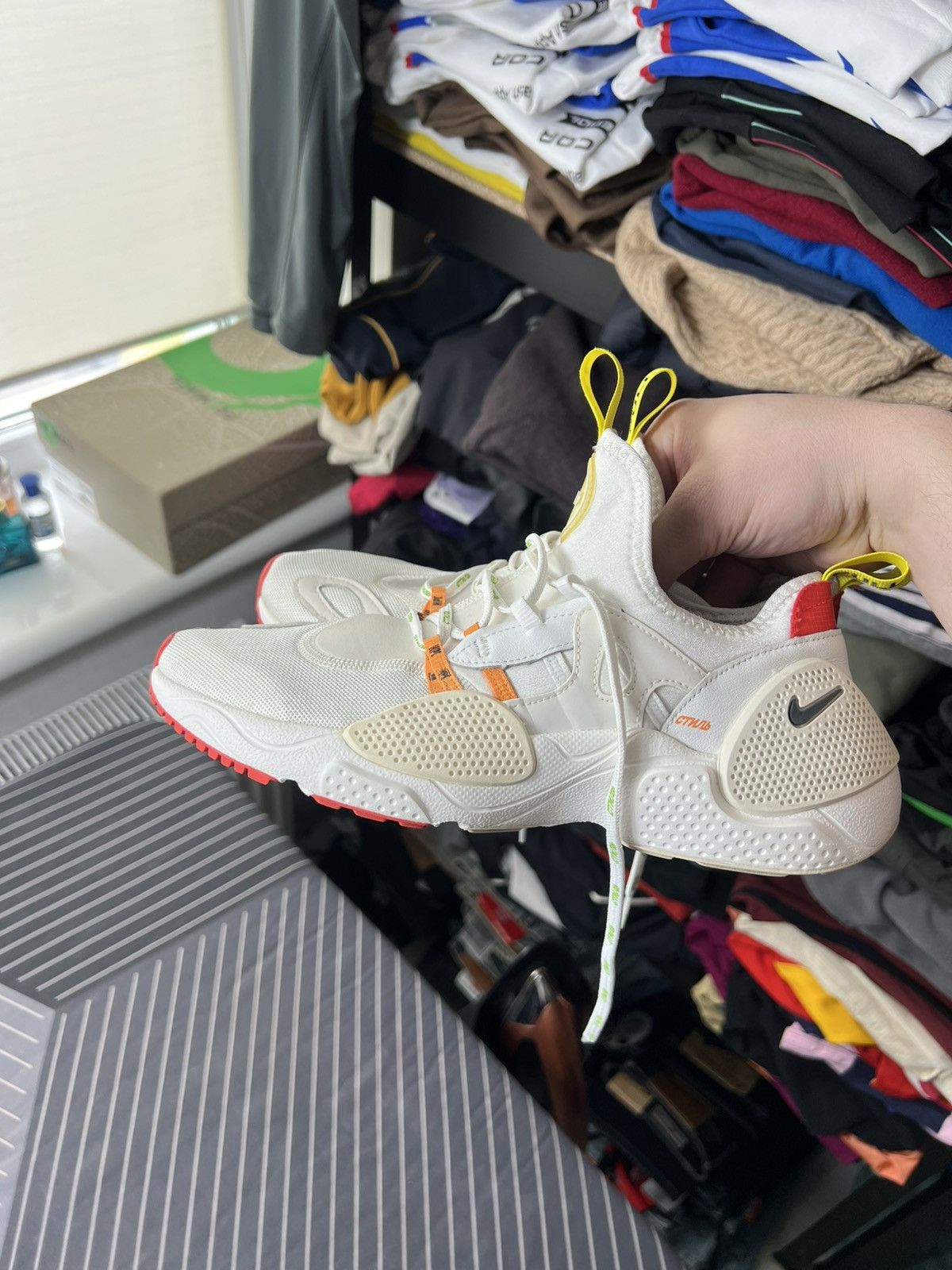 Heron Preston × Nike Nike x Heron Preston Huarache E.D.G.E. White Size US 7.5 Size US 7.5 / EU 40-41 - 1 Thumbnail
