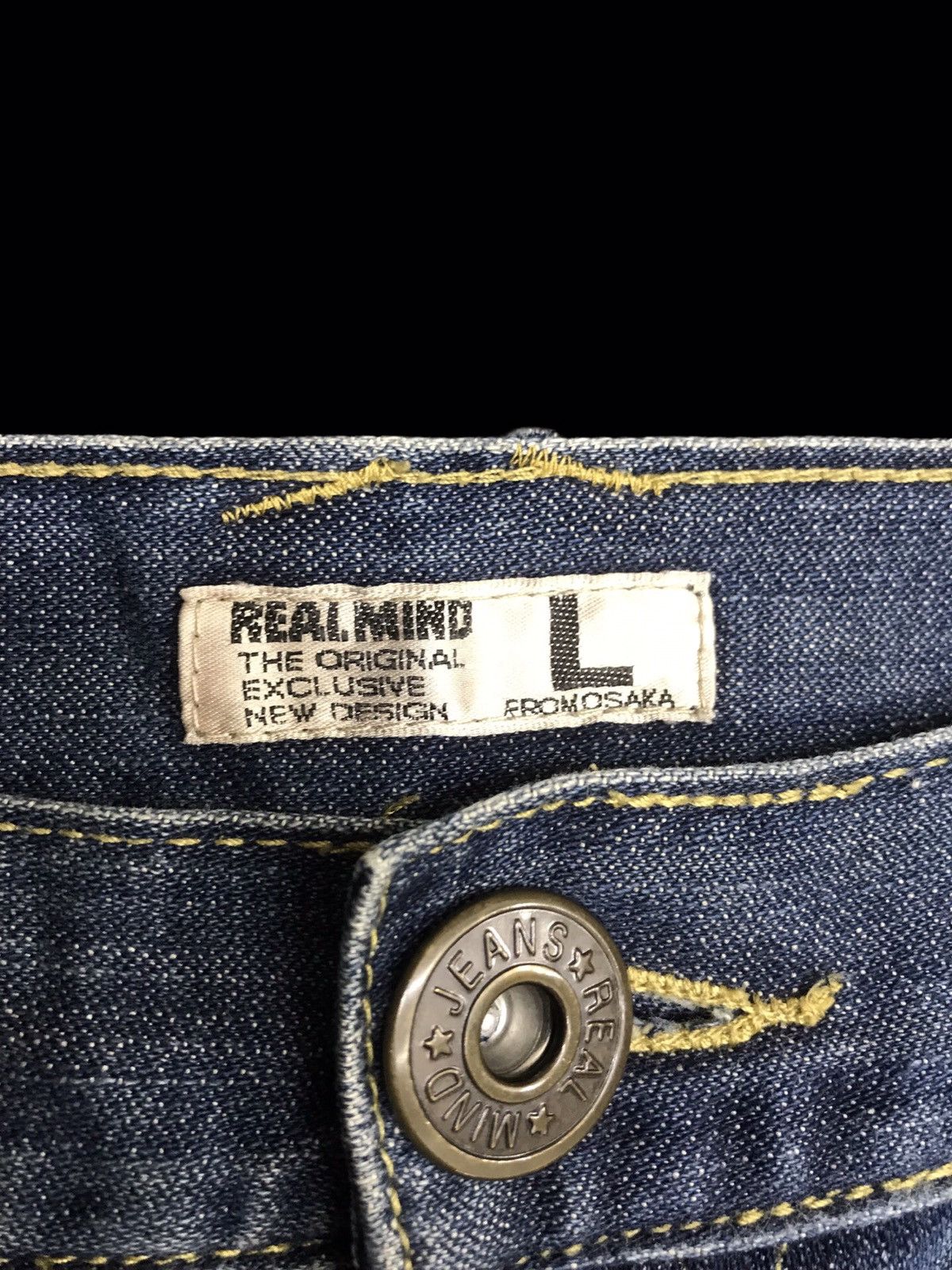 💥FLARE💥REAL MIND Patches Style Light Flare Denim F59