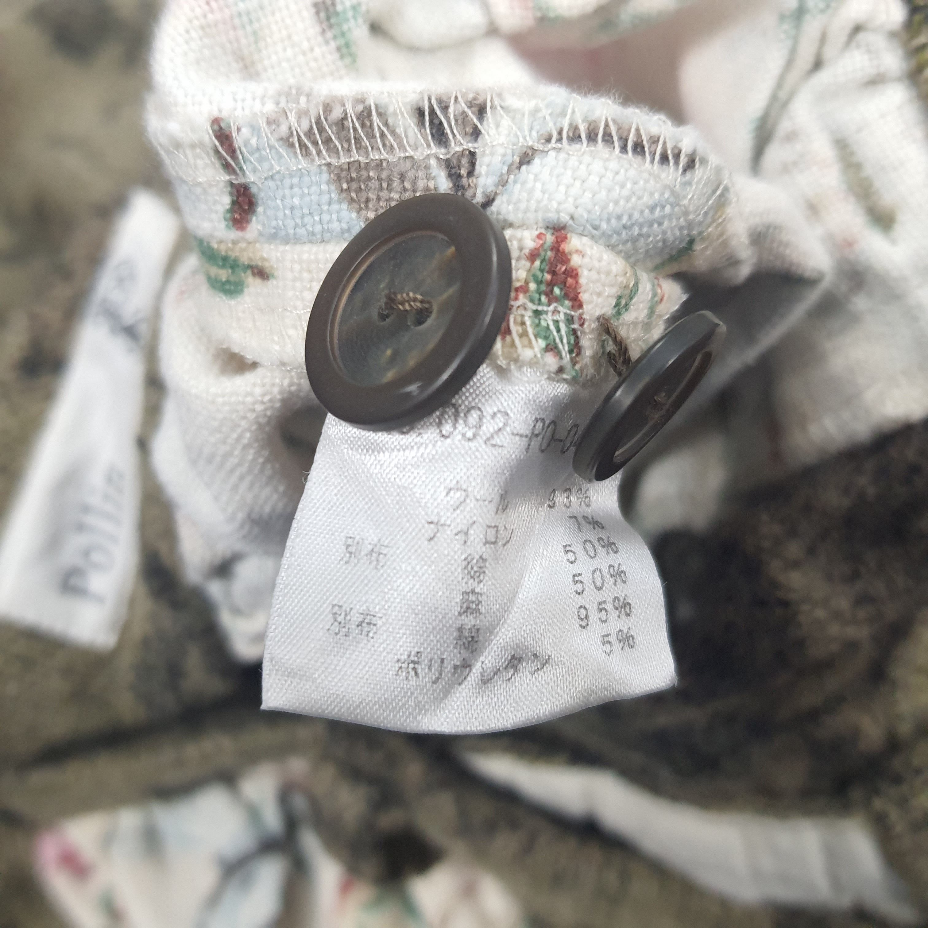 Japanese Brand × Vintage Vintage Pollin Flower Art Sweatpants Size 31" - 6 Thumbnail