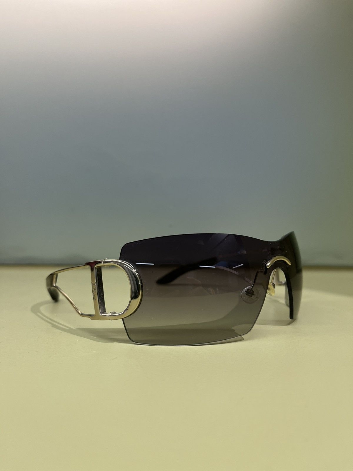 image of Dior Diorly 2 Metal Rimless Sunglasses, Women's