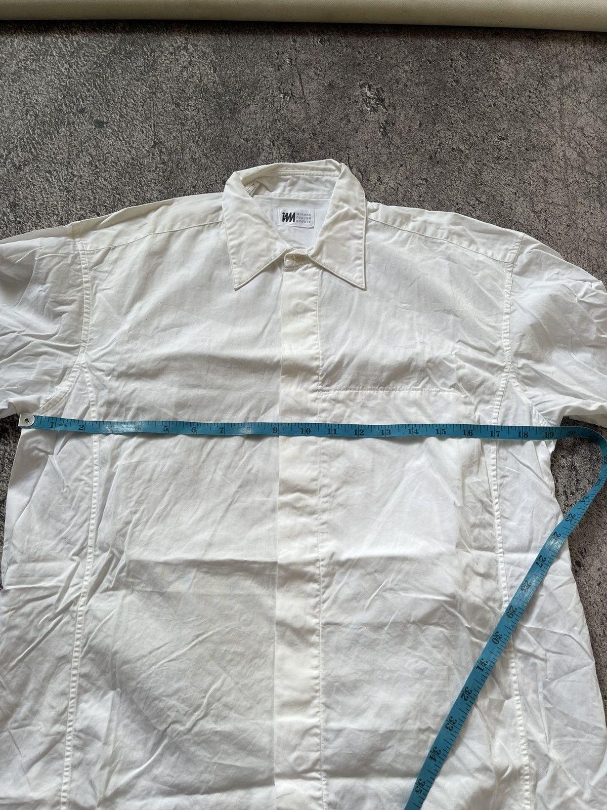 Issey Miyake Vintage Issey Miyake basic white shirt Size US M / EU 48-50 / 2 - 9 Thumbnail