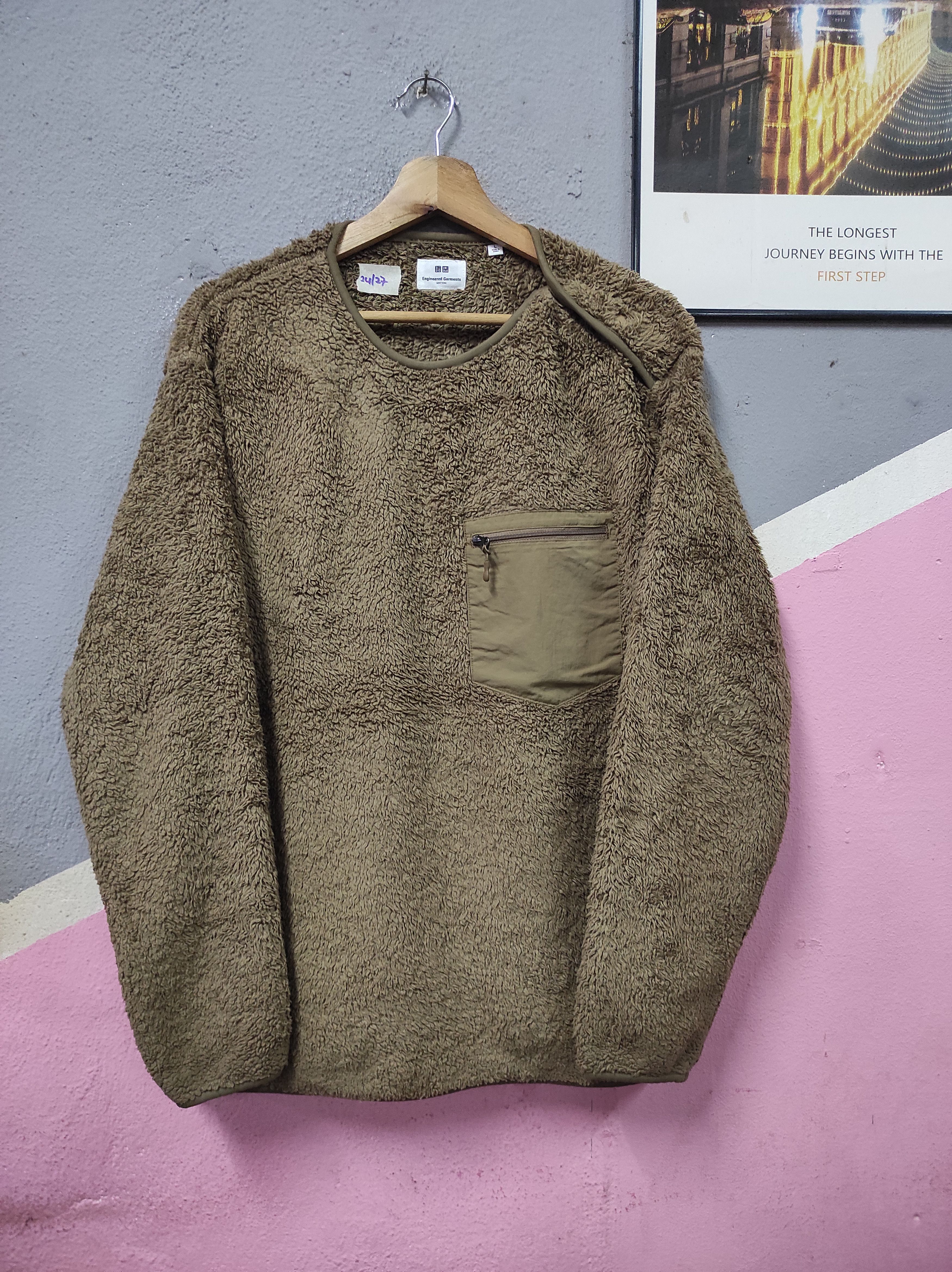 Engineered Garments × Uniqlo UNIQLO X ENGINEERED GARMENTS SWEATSHIRT FLEECE SHERPA Size US L / EU 52-54 / 3 - 1 Thumbnail