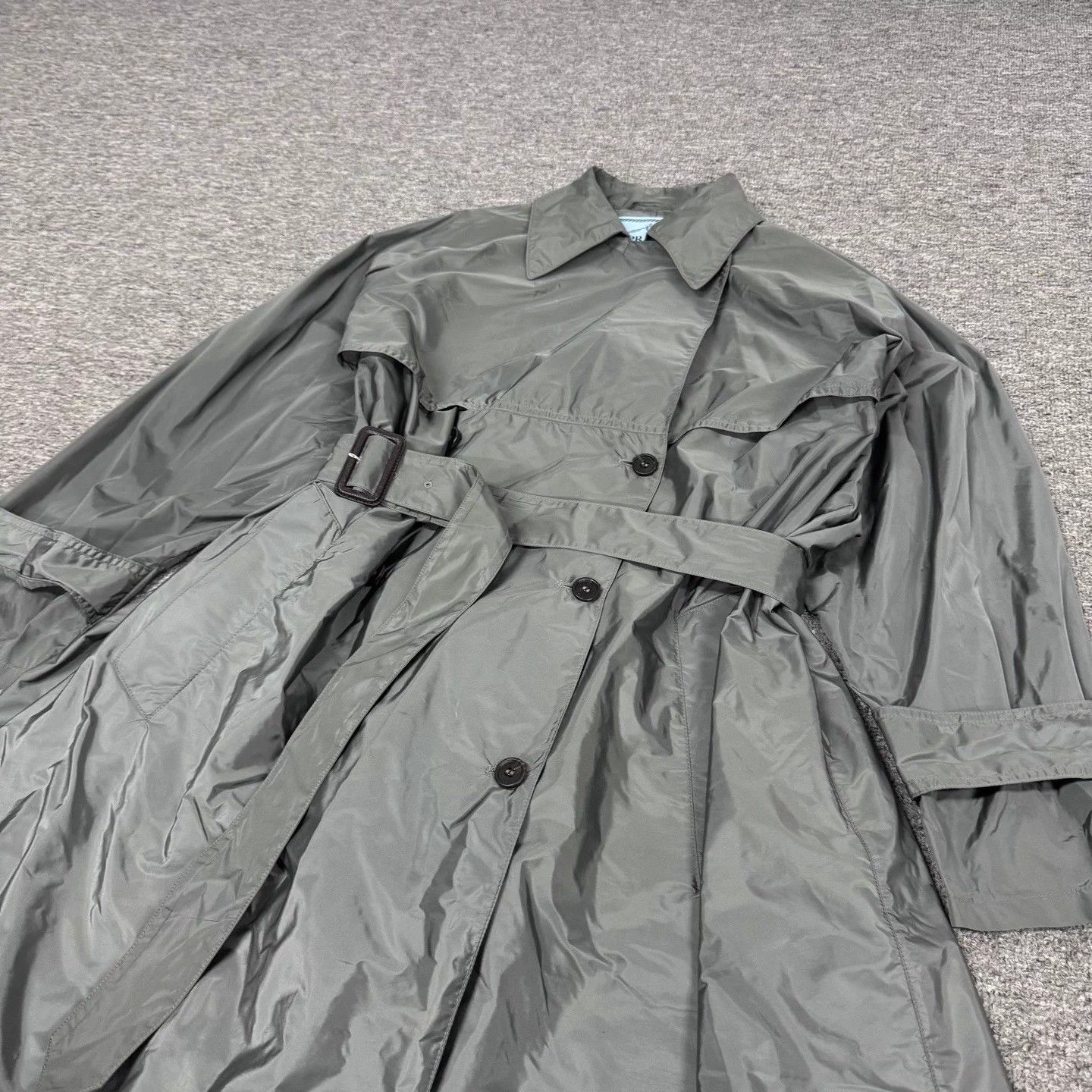 Prada Triangle Logo Swing Nylon Windbreaker