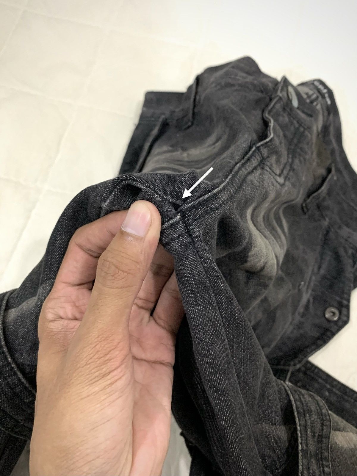 Japanese Brand 2000s Topism Flared Bondage Zipper Jeans Size US 35 - 10 Thumbnail