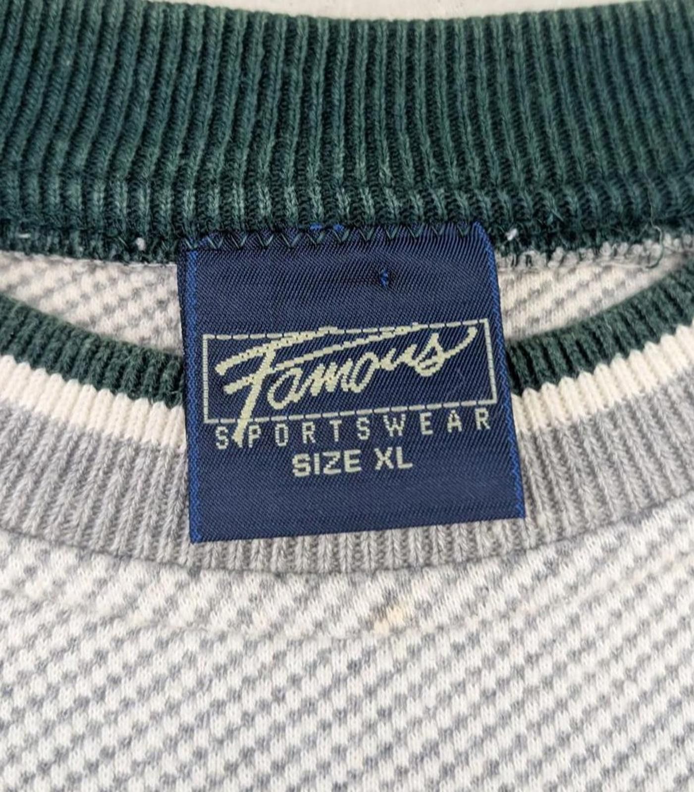 Vintage Vintage 90s Mackinac Island Michigan Gray Crew Neck Sweater Size US XL / EU 56 / 4 - 3 Thumbnail