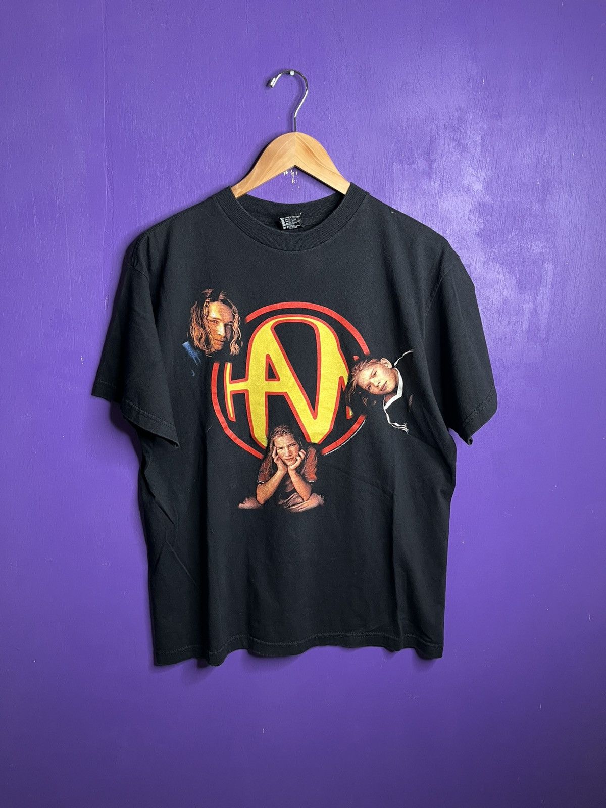 Band Tees × Vintage Vintage 1998 Hanson band members t-shirt Size US L / EU 52-54 / 3 - 1 Thumbnail