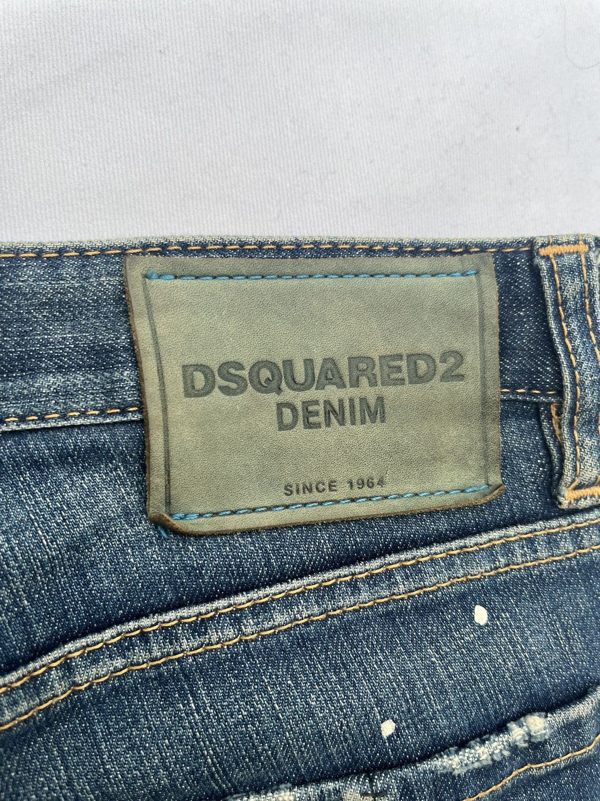 Dsquared2 DSQUARED2 Distressed Splatter Denim Size US 34 / EU 50 - 7 Thumbnail