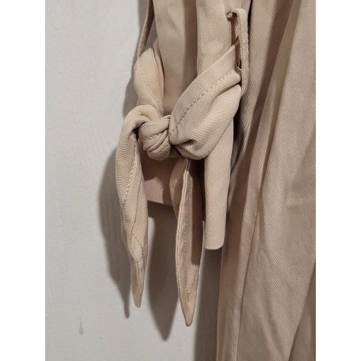 Club Monaco Club Monaco Shawl Collar Trench Coat Women Sz S Tan Designer Size S / US 4 / IT 40 - 6 Thumbnail