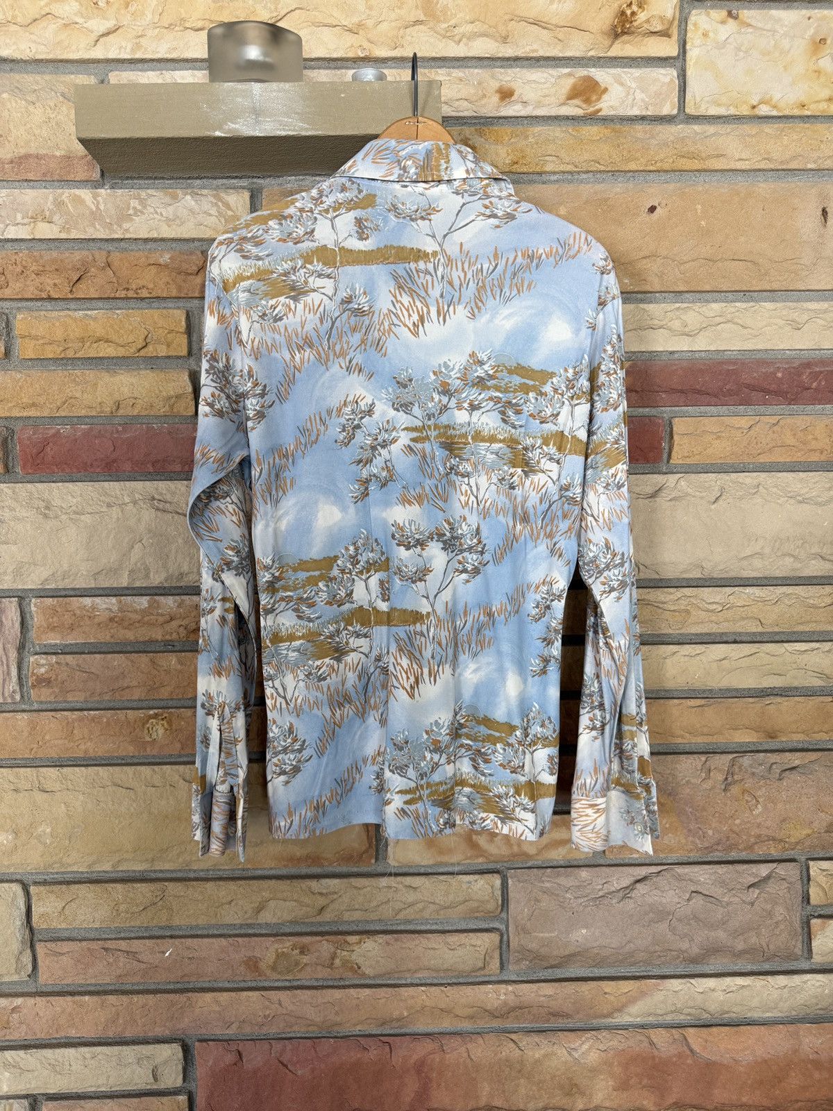 Vintage Vintage 70s Novelty Print Button Up Shirt Western Rockabilly Size US M / EU 48-50 / 2 - 8 Thumbnail