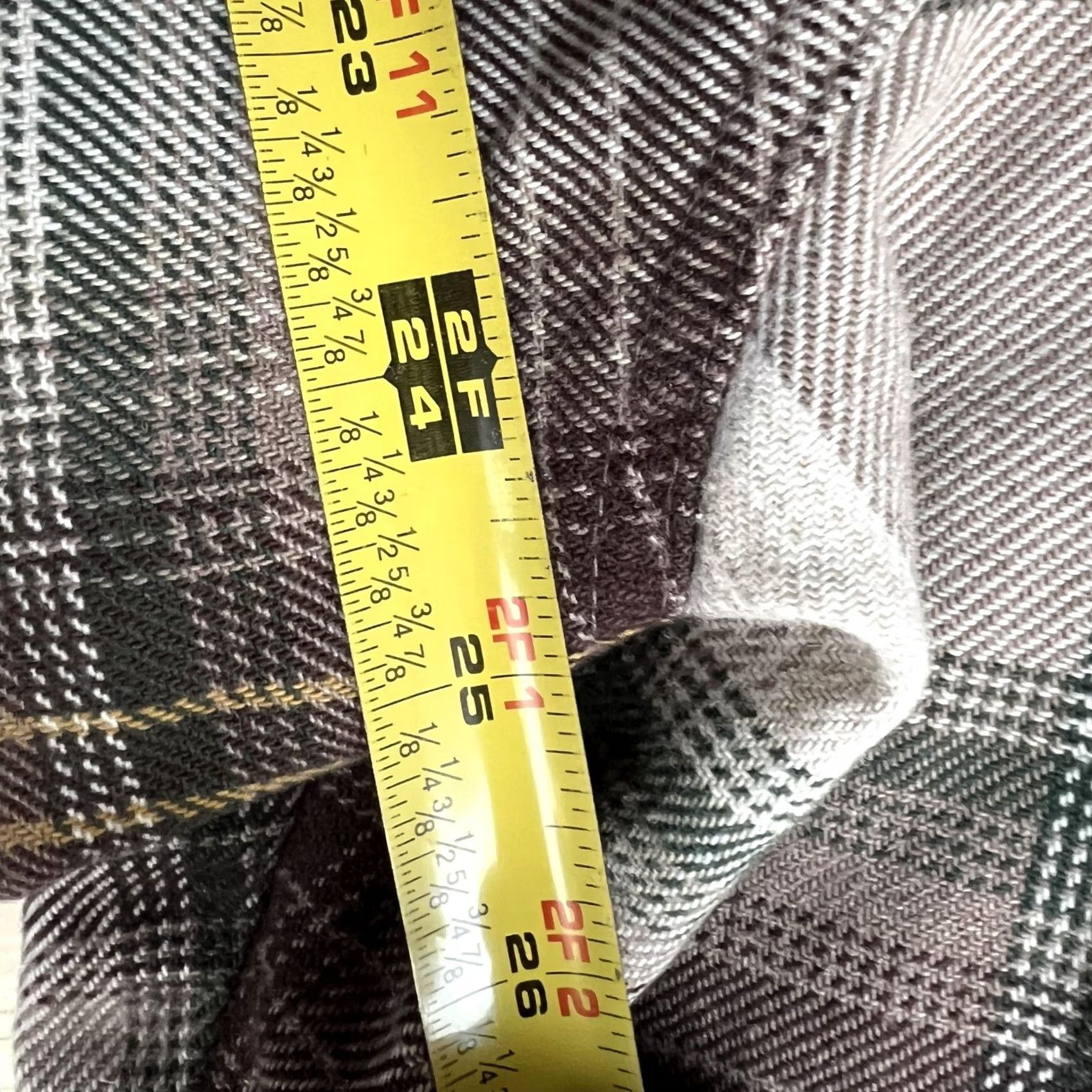 Vintage Stefano International Shirt Mens 3XL Brown Plaid Long Sleeve Button Up Pockets Size US XXL / EU 58 / 5 - 5 Thumbnail