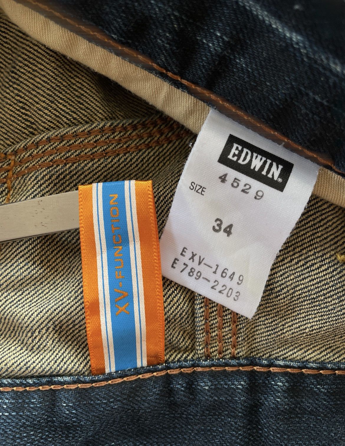 Edwin × If Six Was Nine × Japanese Brand EDWIN XV-FUNCTION THREE QUARTER JEANS Size US 35 - 9 Thumbnail