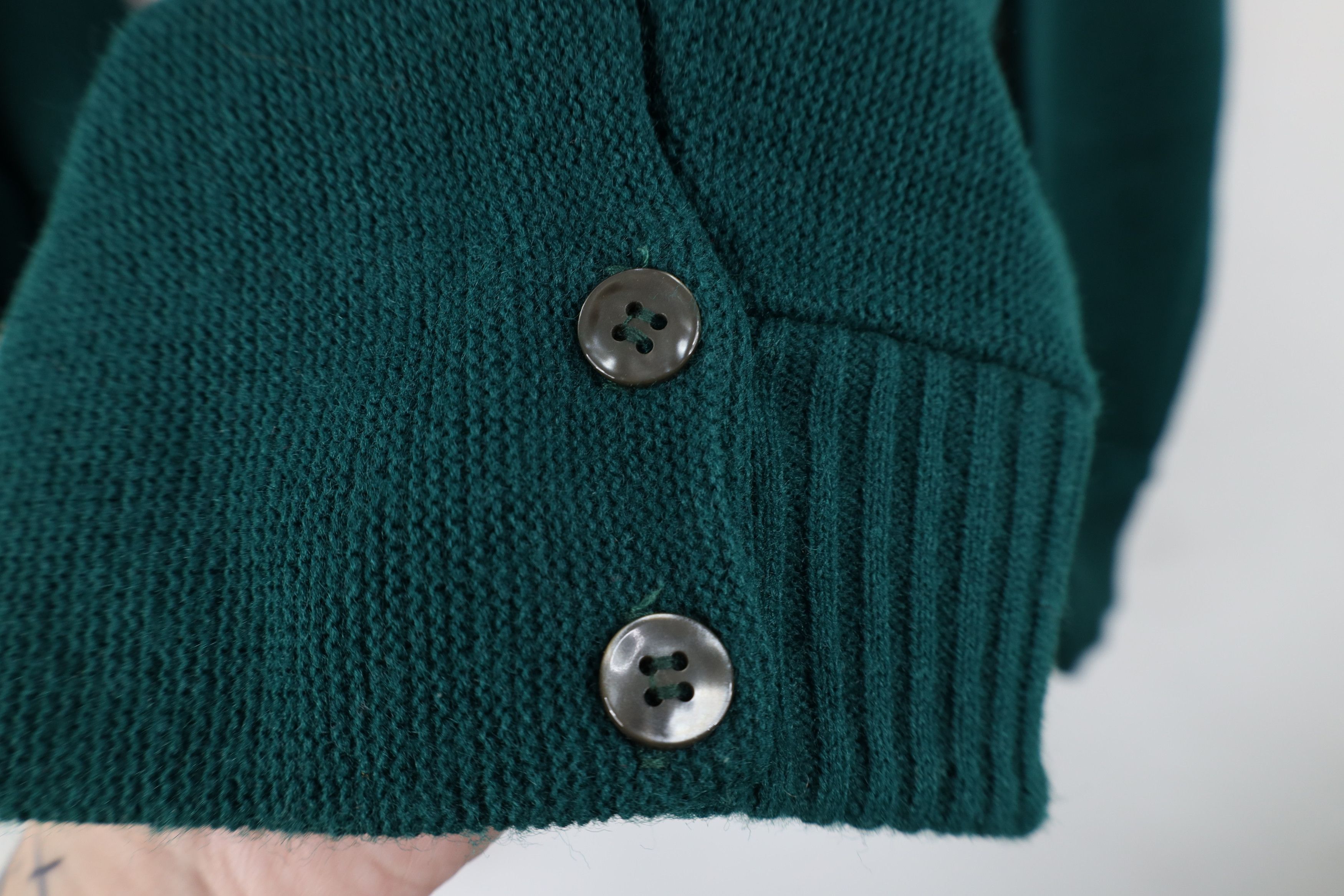 Vintage Vintage 50s 60s Streetwear Panel Knit Cardigan Sweater USA Size US L / EU 52-54 / 3 - 6 Thumbnail