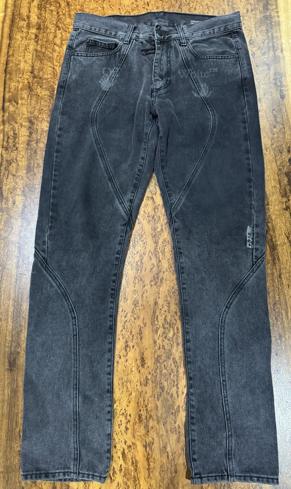 Off-White OFF WHITE DENIM JEANS Size US 31 - 3 Thumbnail