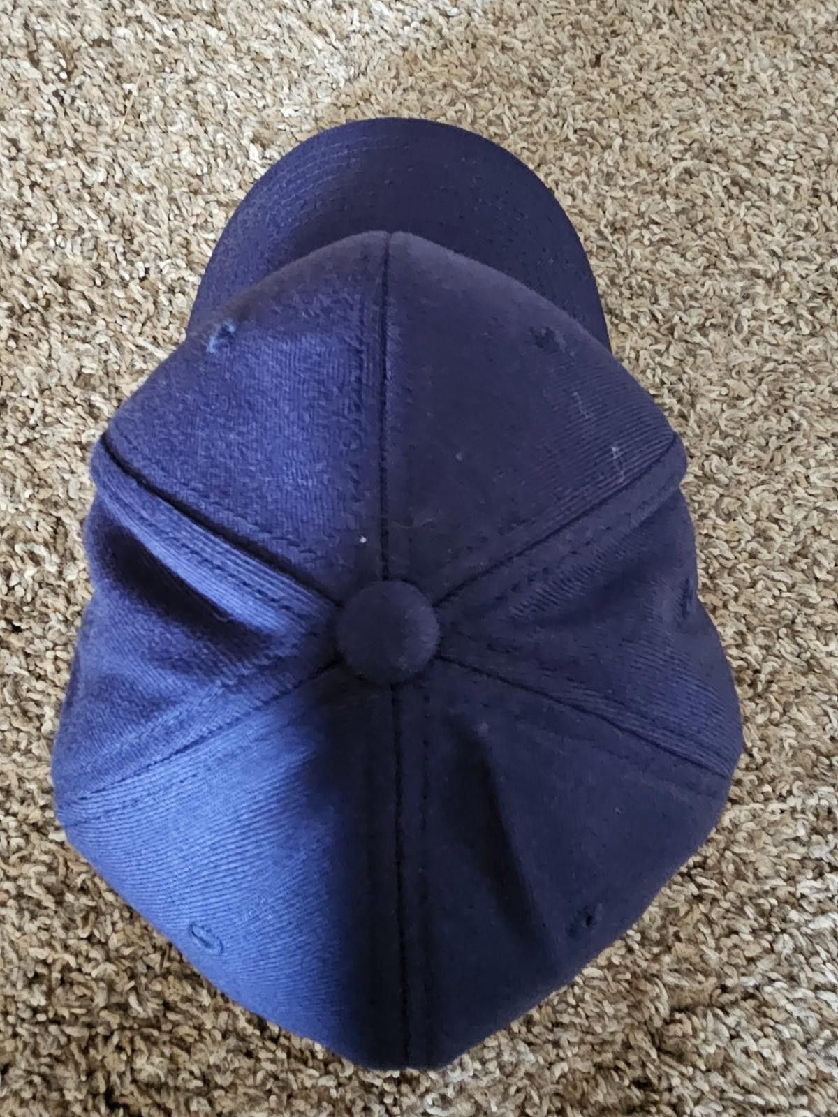Designer HUSKY plane handcrafted WY USA L-XL Yupoong Flexfit hat Blue Size ONE SIZE - 4 Thumbnail
