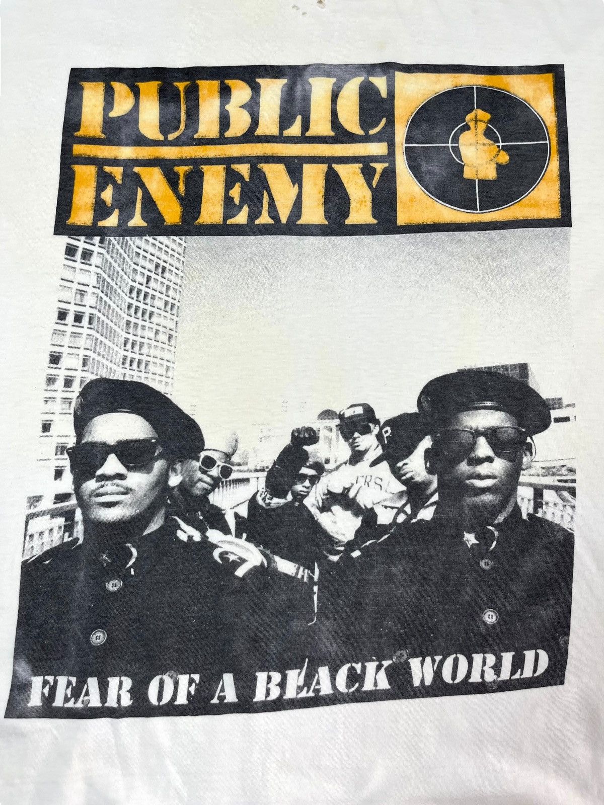 Public Enemy RARE 90s Public Enemy Fear of a Black World T-shirt Size US M / EU 48-50 / 2 - 3 Thumbnail