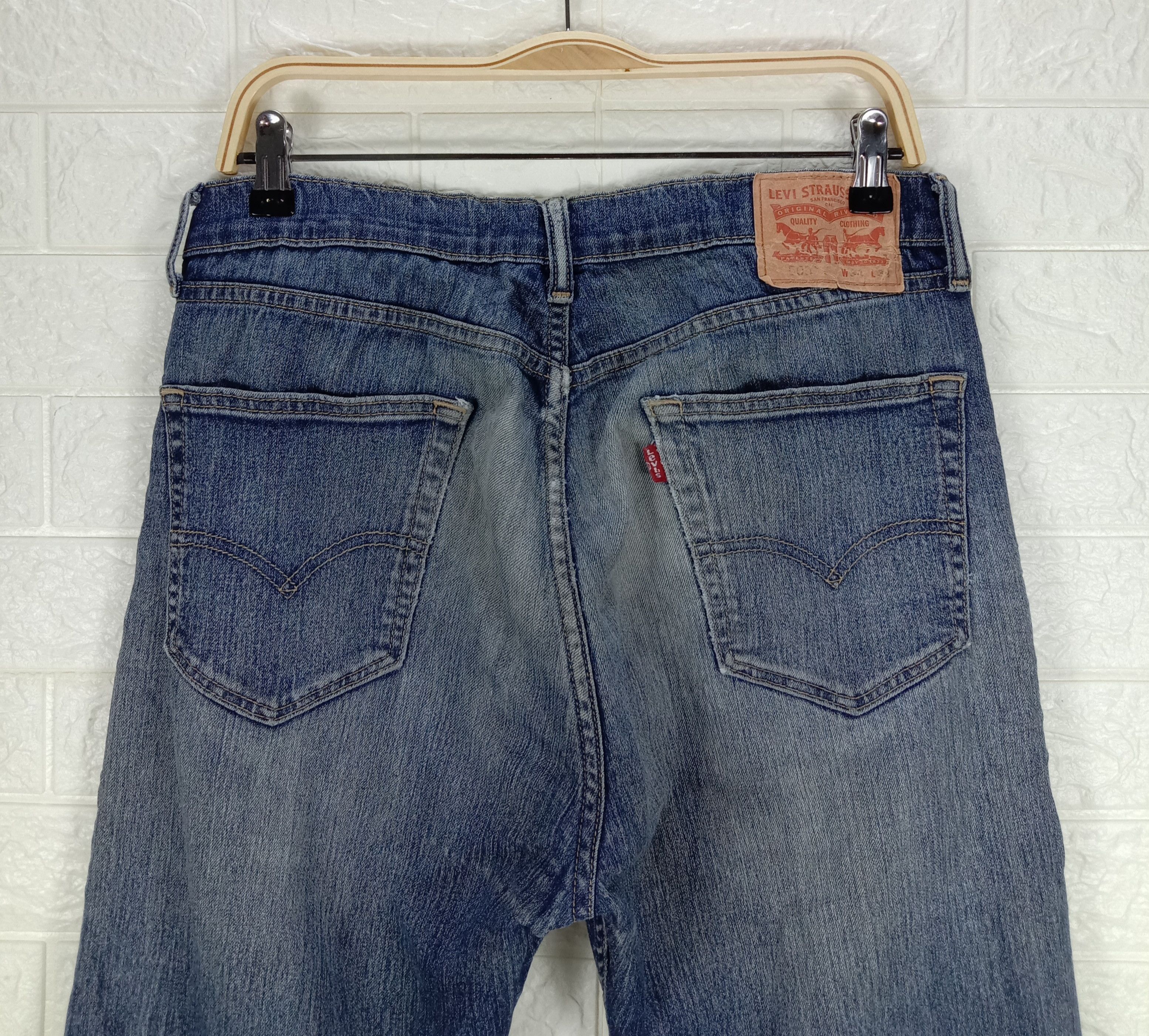 Levi's Vintage Levi's 505 Jeans Earth Tone Ripped Denim Size US 33 - 6 Thumbnail