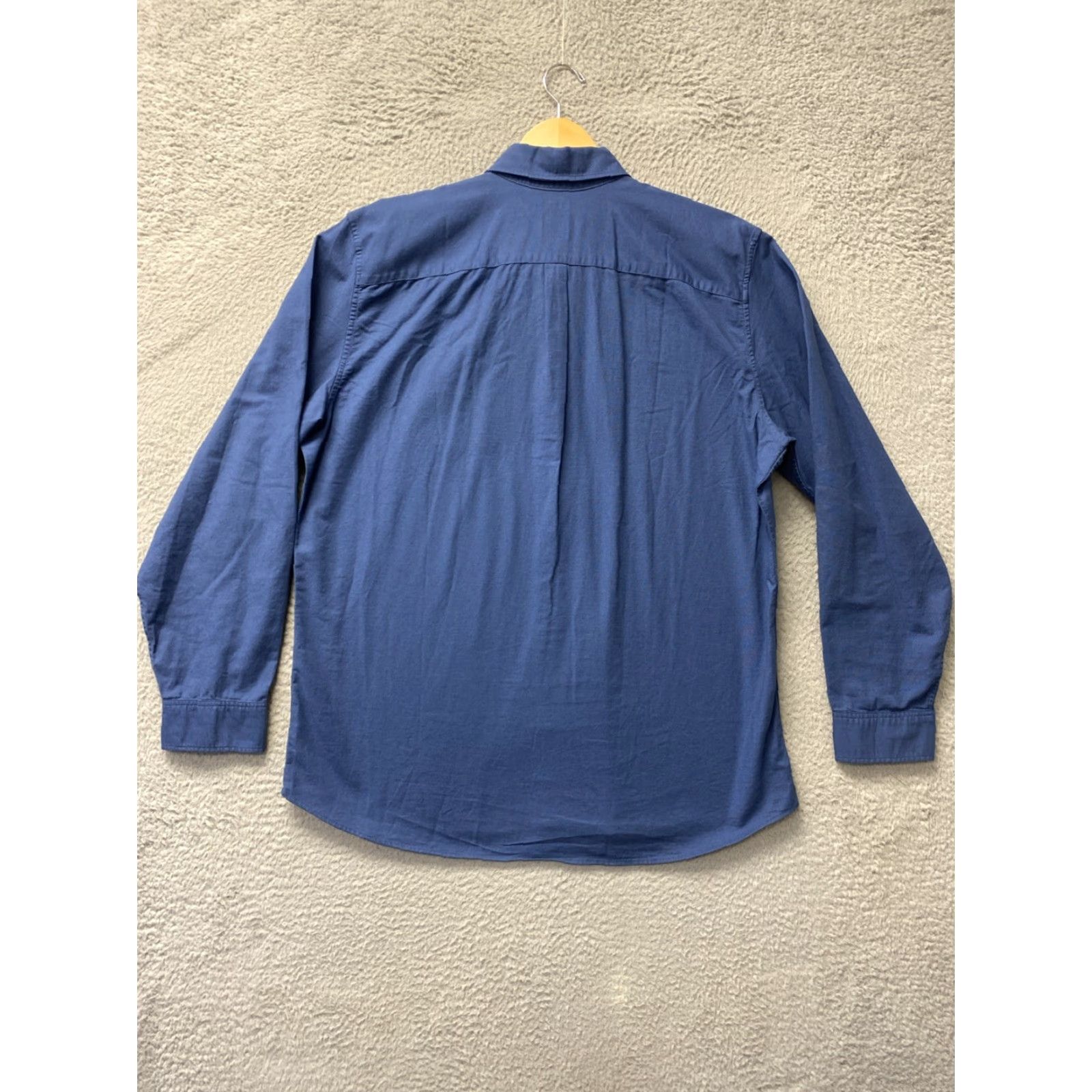 Gap VINTAGE The Gap Navy Blue Button-Down Shirt XL Men Regular Long Sleeve Blue 90s Concert? Size US XL / EU 56 / 4 - 7 Thumbnail