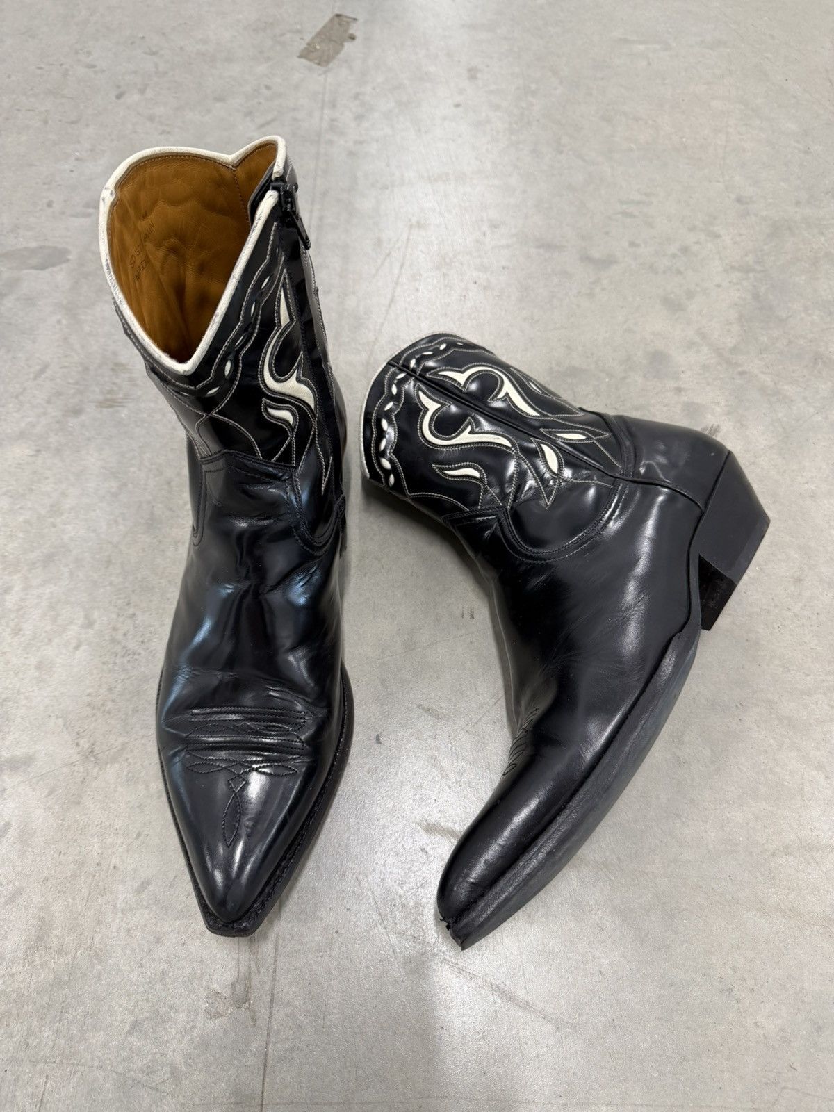 Hedi Slimane × Saint Laurent Paris Saint Laurent santiag fw14