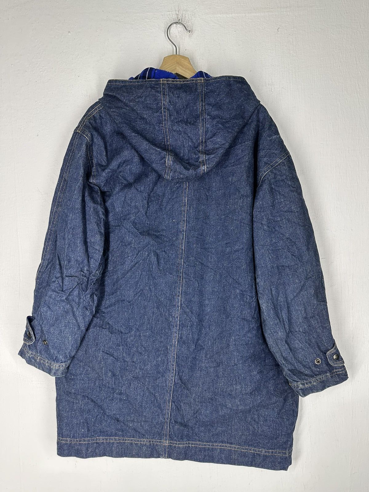 Fox Racing Vintage Alpha Cubic Racing Team Long Denim Jacket Size US XL / EU 56 / 4 - 9 Thumbnail
