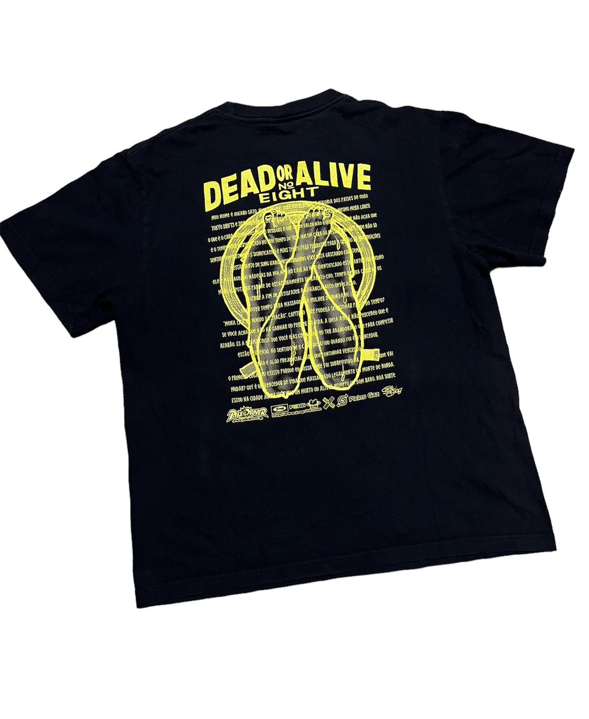 Japanese Brand × Vintage RARE Vintage Dead Or Alive Naked Girl Design Tee 🇯🇵 Size US L / EU 52-54 / 3 - 2 Thumbnail