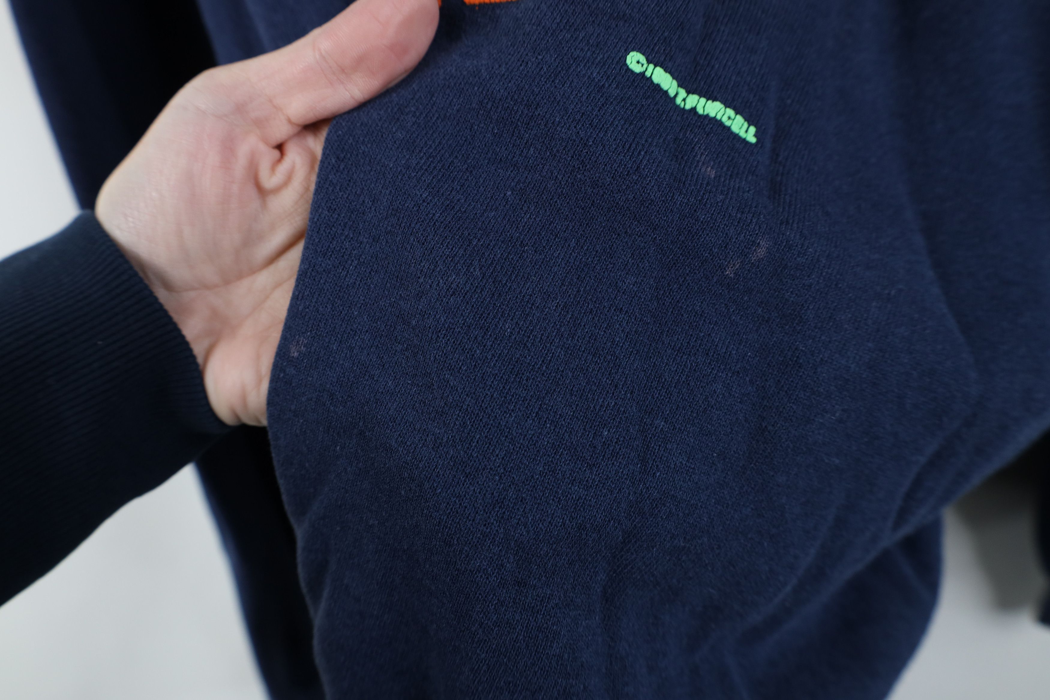 Vintage Vintage 80s Tech Ireland Crewneck Sweatshirt Blue USA Size XXL / US 16-18 / IT 52-54 - 7 Thumbnail