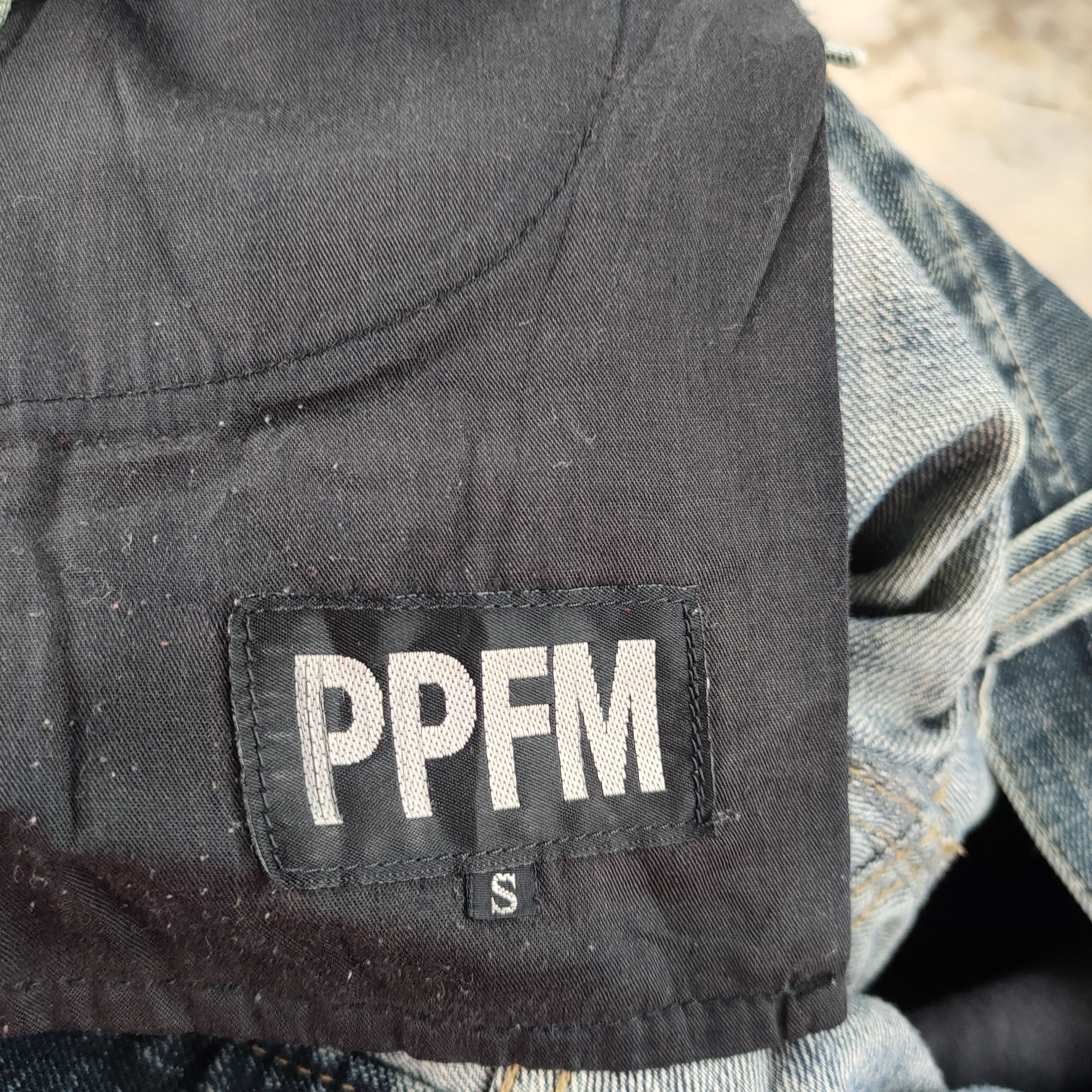 PPFM VINTAGE PPFM FADED RIPPED BONDAGE DENIM JEANS PANTS Size US 33 - 17 Thumbnail